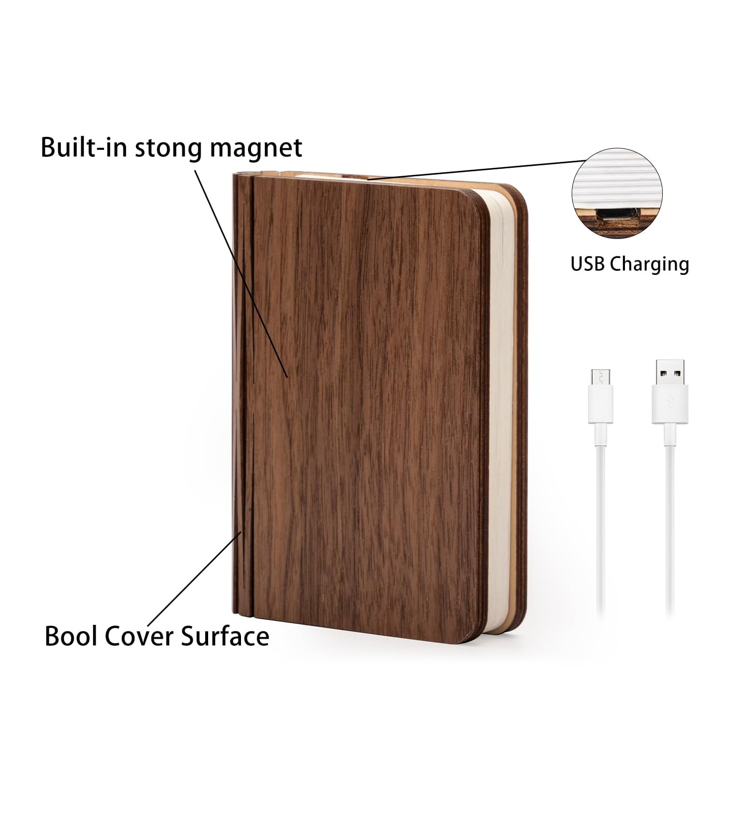 Magic Folding Book Light – Opens Into a Warm Glowing Lamp