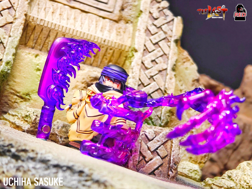 【Red】Sasuke Uchiha【THE LAST】(Battle-Damaged Cloak)