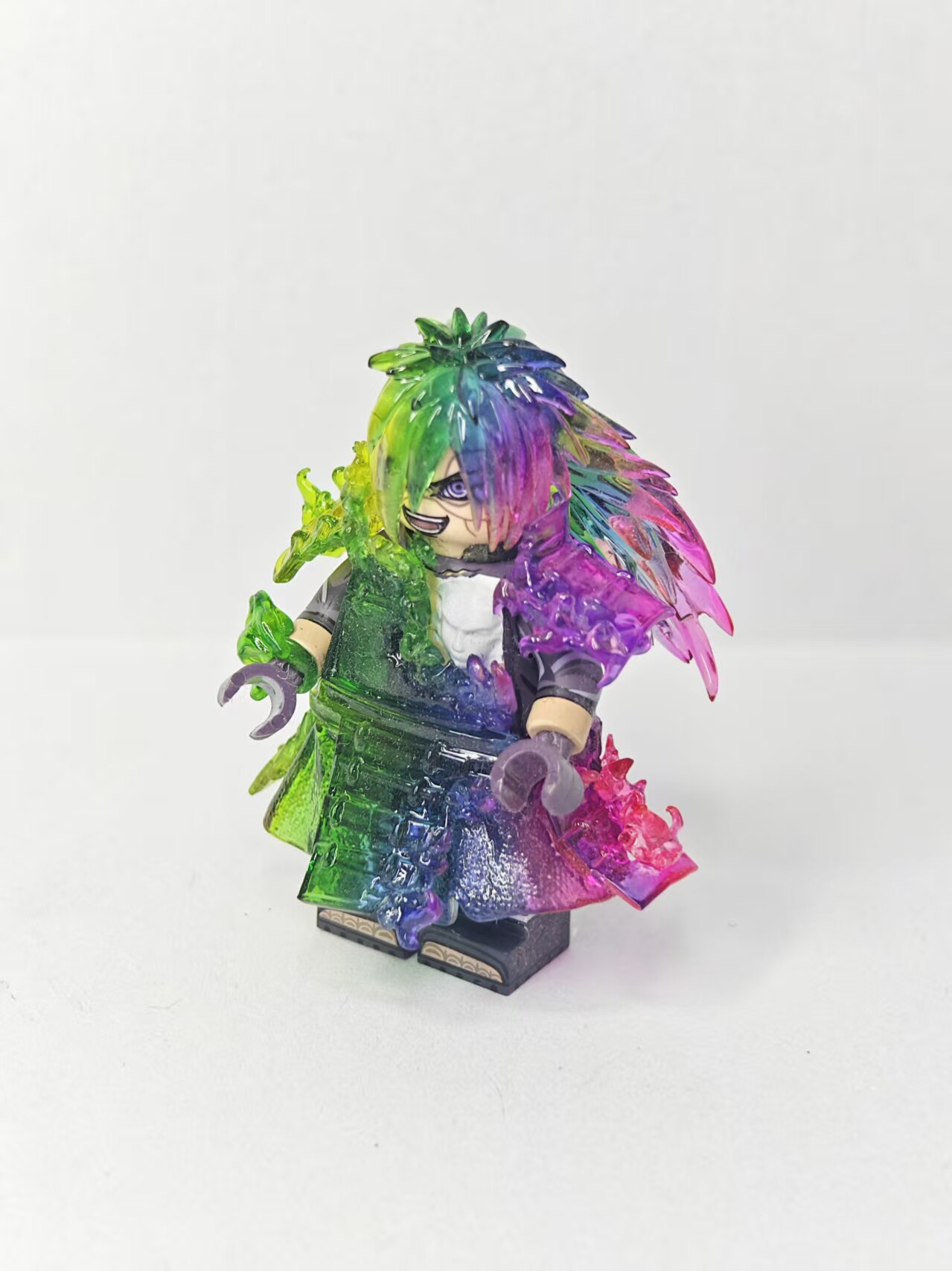 【THB-YYDSJ】Uchiha Madara Color Transparent Alternate Color 宇智波斑彩透異色 우치하 마다라 컬러 투명 이색【Naruto custom minifigures】