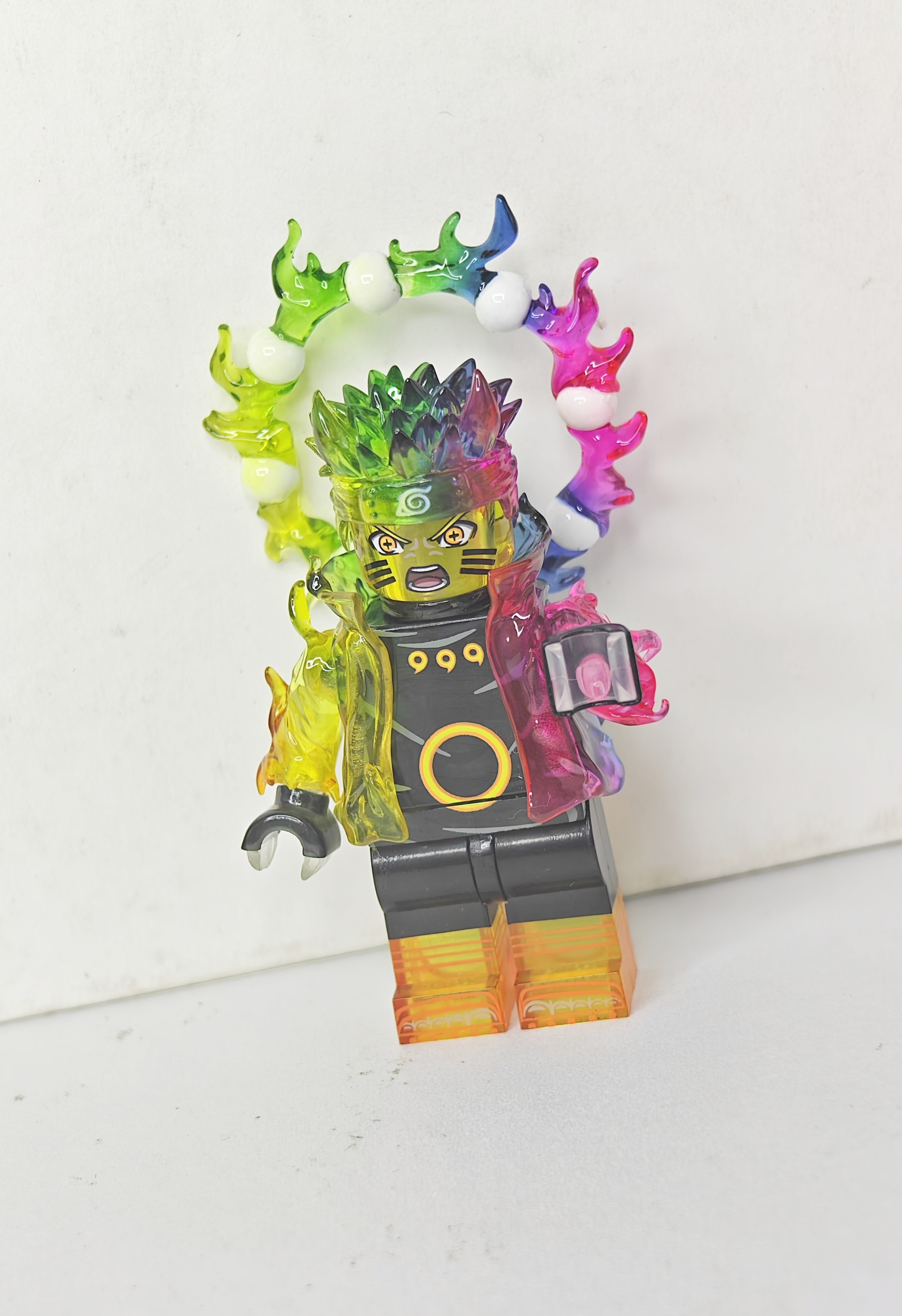 【THB-YYDSJ】Clear Color Special Sage Mode Naruto 彩透異色仙鳴 클리어 컬러 스페셜 선인 모드 나루토【Naruto custom minifigures】