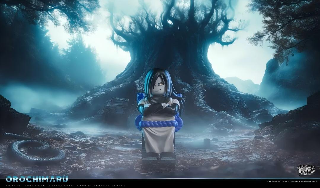 【HOWE】 Orochimaru 大蛇丸 오로치마루【naruto custom minifigures】