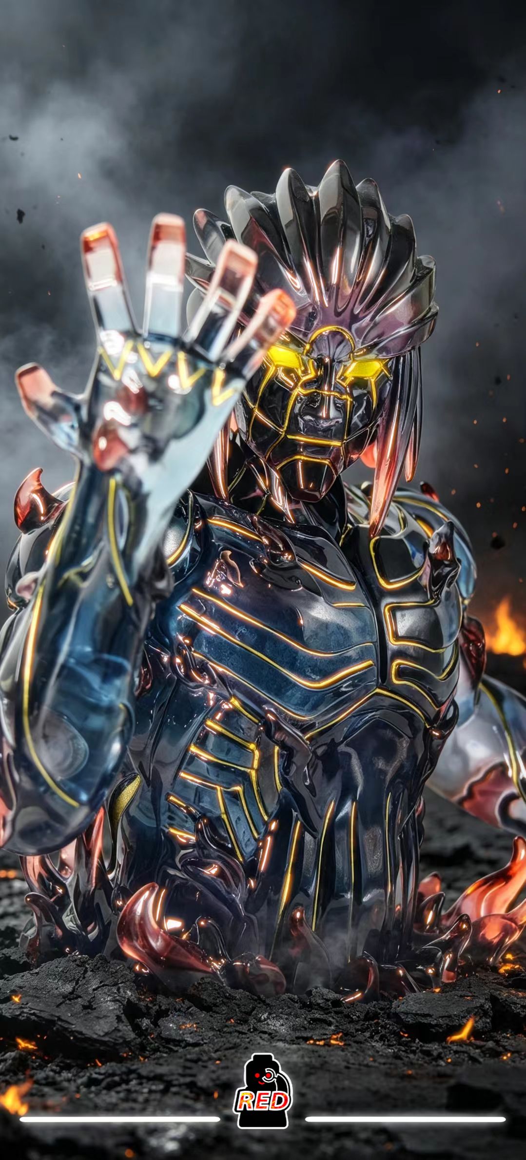 【Preorder】【Red】Itachi Uchiha Susanoo【Black‑Gold】 宇智波鼬 須佐能乎【黑金】 우치하 이타치 스사노오【블랙‑골드】【custom minifigures】