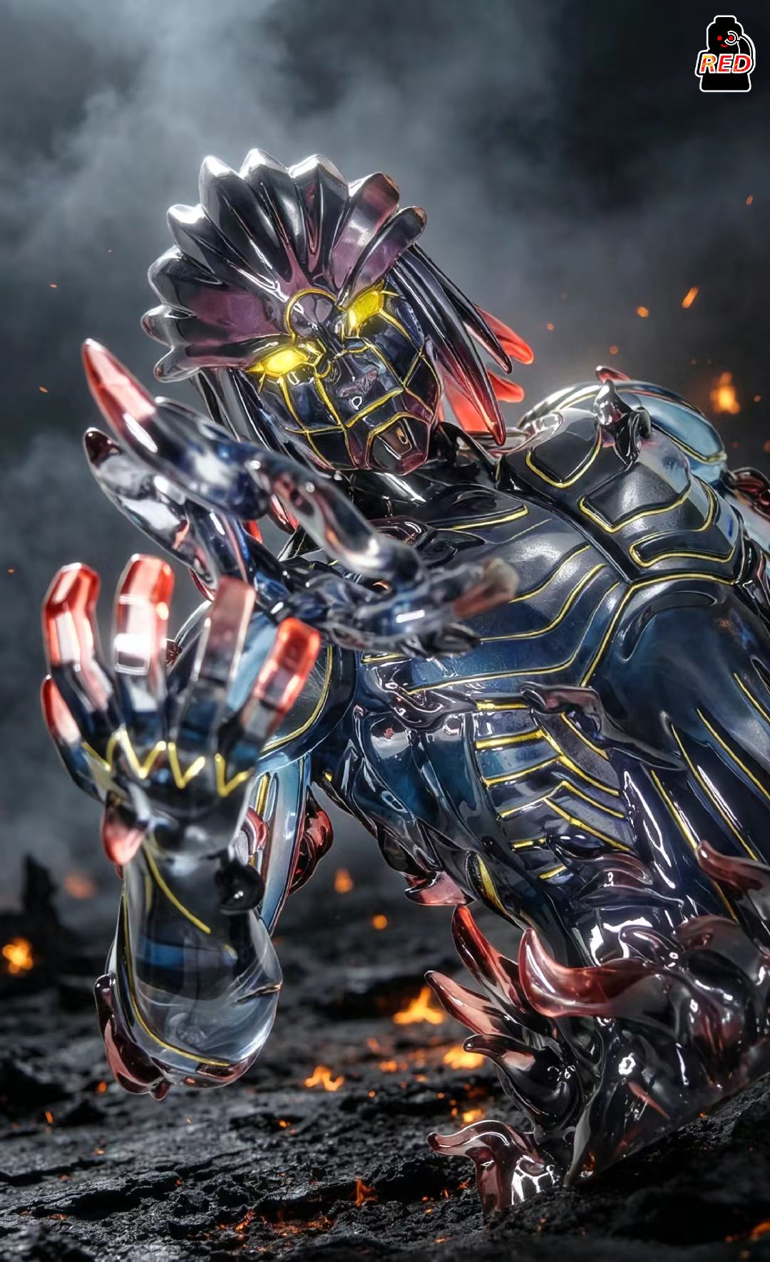 【Preorder】【Red】Itachi Uchiha Susanoo【Black‑Gold】 宇智波鼬 須佐能乎【黑金】 우치하 이타치 스사노오【블랙‑골드】【custom minifigures】