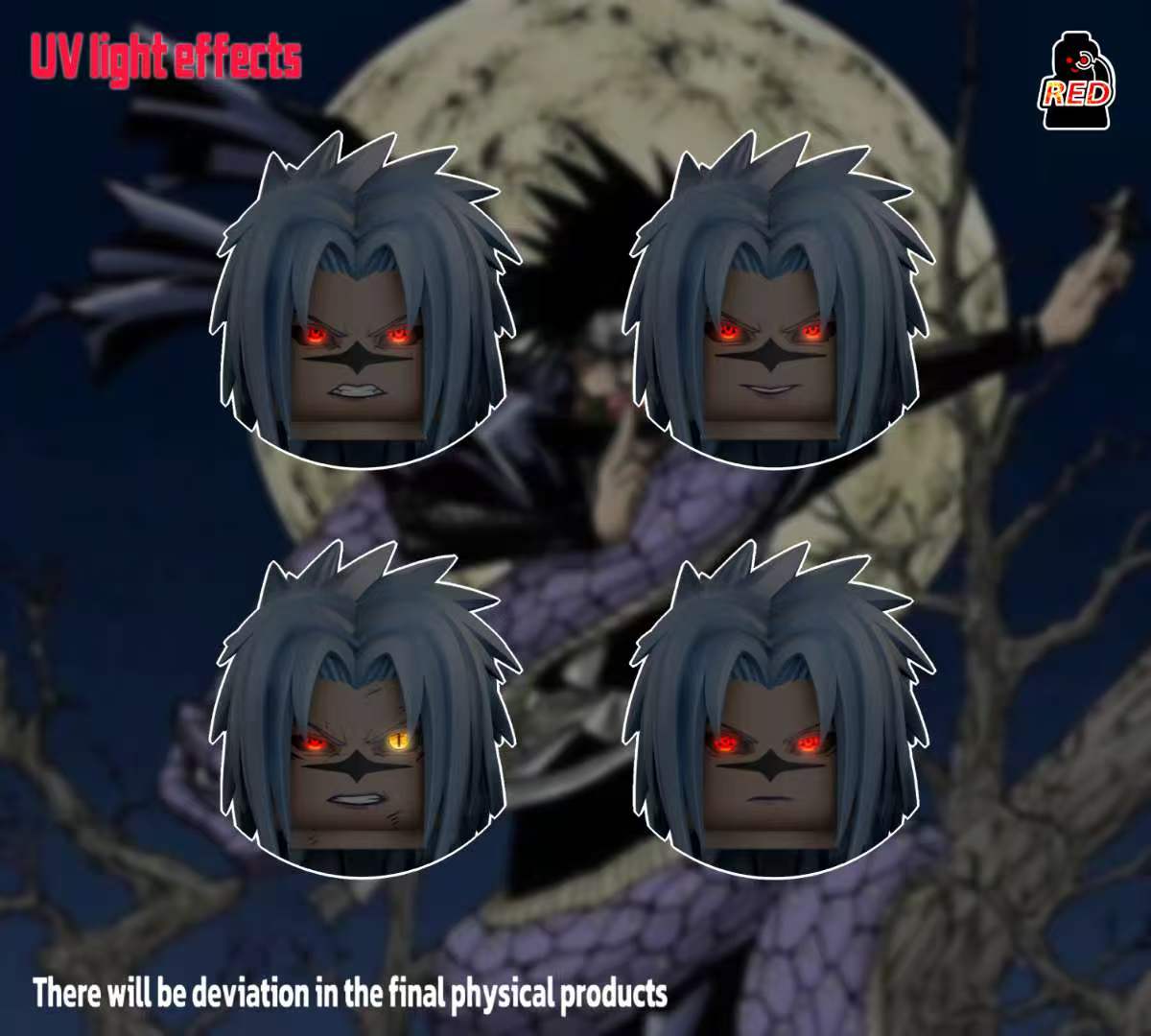 【Preorder】【Red】Sasuke (Curse Mark) 咒印佐助 저주인 사스케【custom minifigures】