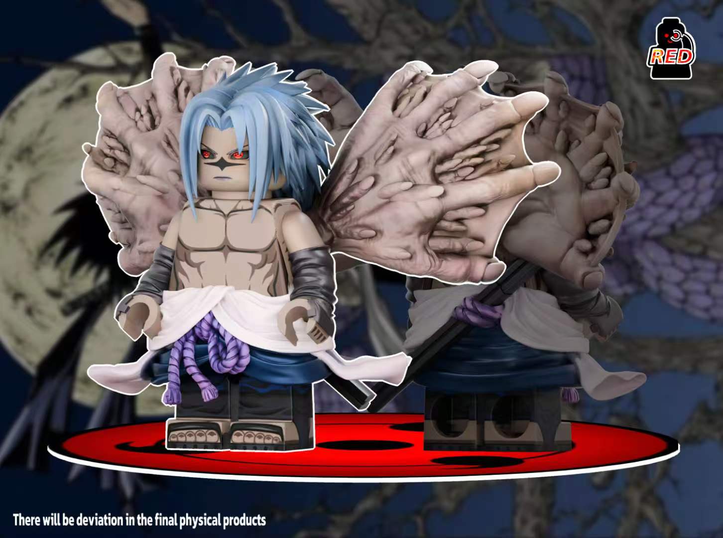 【Preorder】【Red】Sasuke (Curse Mark) 咒印佐助 저주인 사스케【custom minifigures】