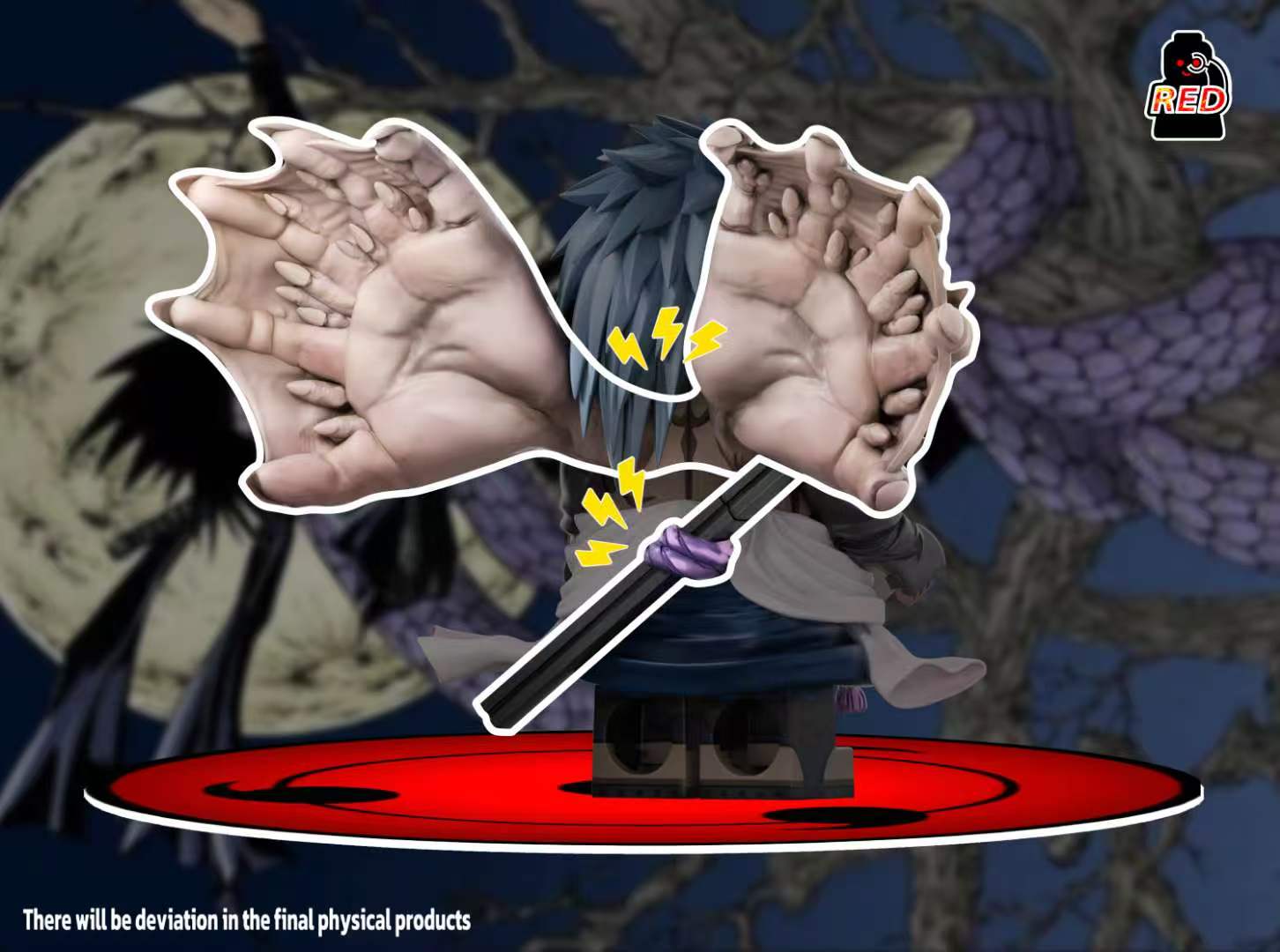 【Preorder】【Red】Sasuke (Curse Mark) 咒印佐助 저주인 사스케【custom minifigures】