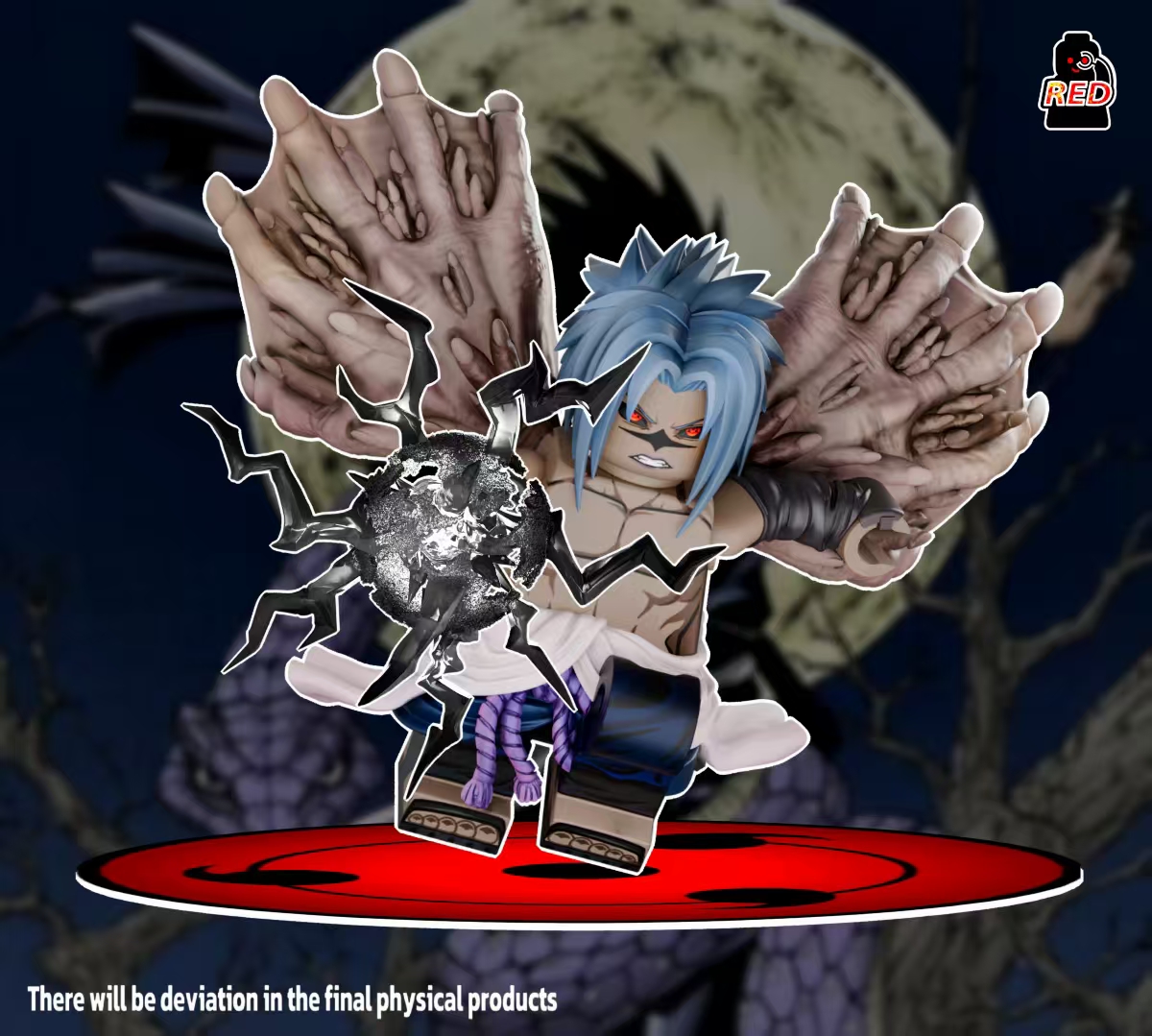 【Preorder】【Red】Sasuke (Curse Mark) 咒印佐助 저주인 사스케【custom minifigures】