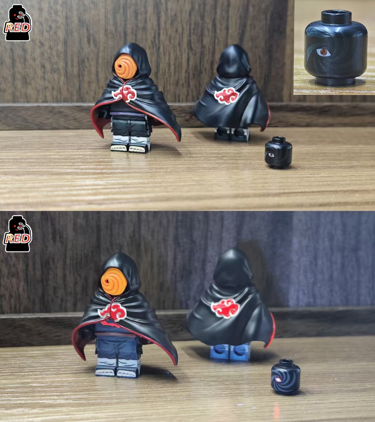 Tobi The Eye Behind The Scenes Custom Minifigure | Naruto Collectible Building Block Figure