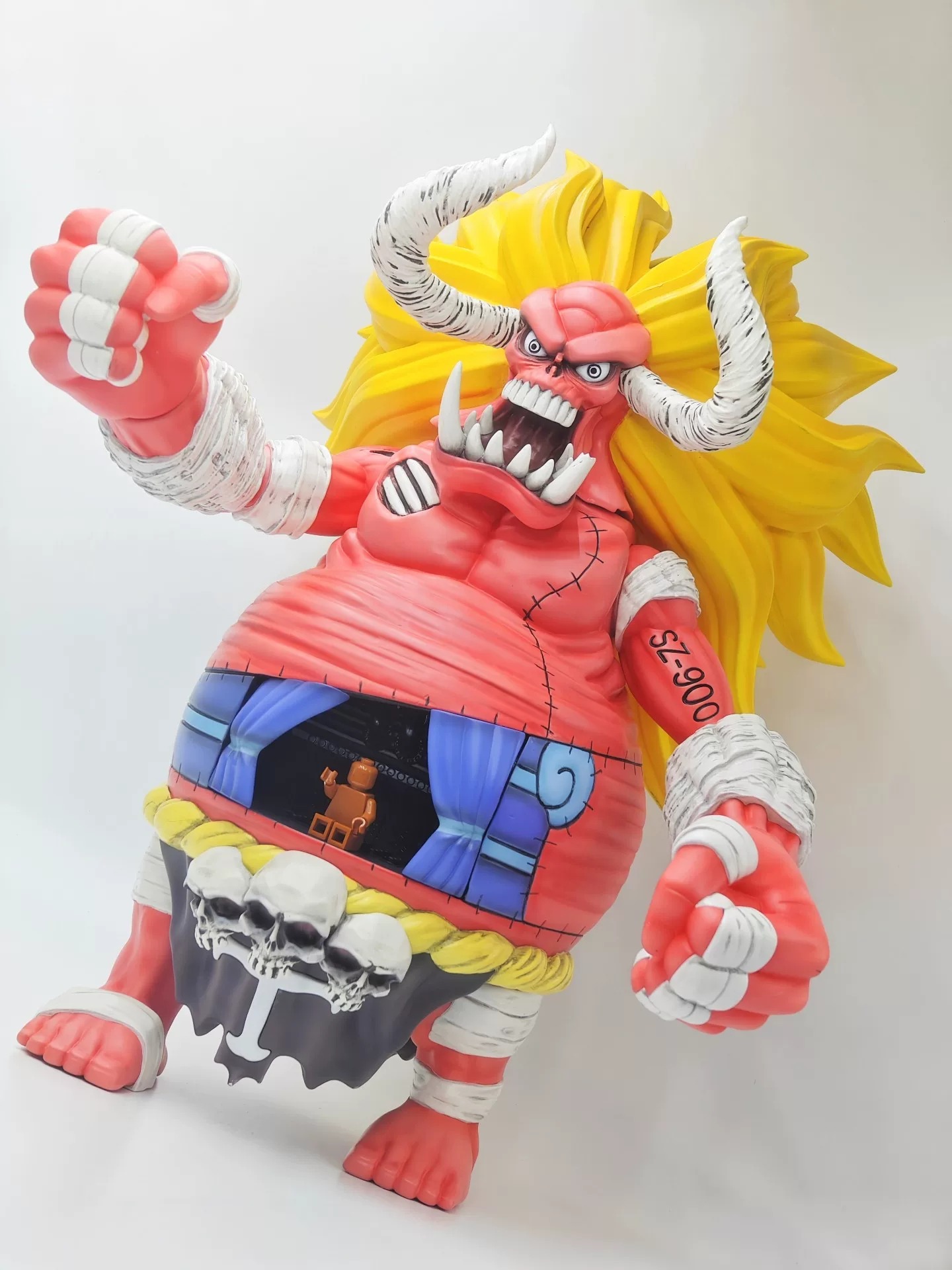【THB-YYDSJ】Oz the Zombie Ogre (One Piece) 海賊王 殭屍魔人奧茲 원피스 좀비 마귀 오즈【custom minifigures】