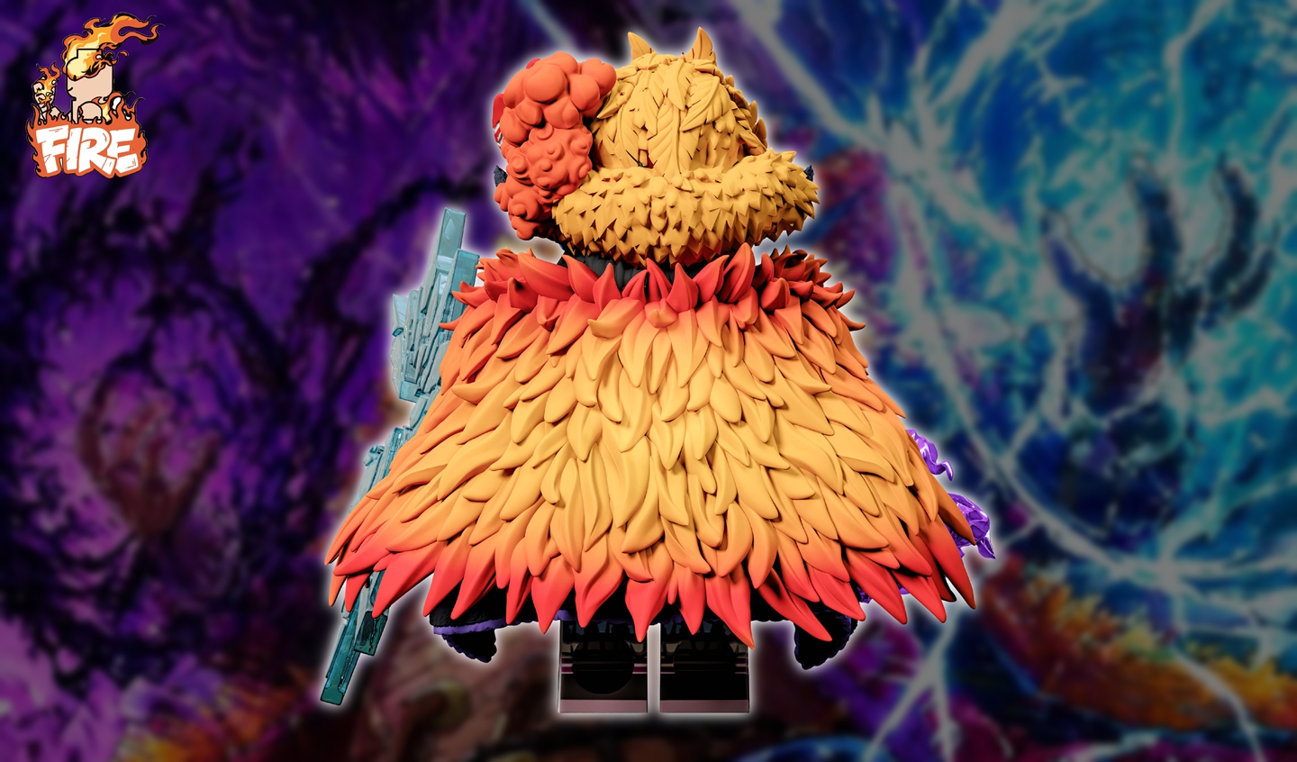 【FIRE】Marshall D. Teach 馬歇爾 D 蒂奇 마샬 D 티치 【One Piece custom minifigures】