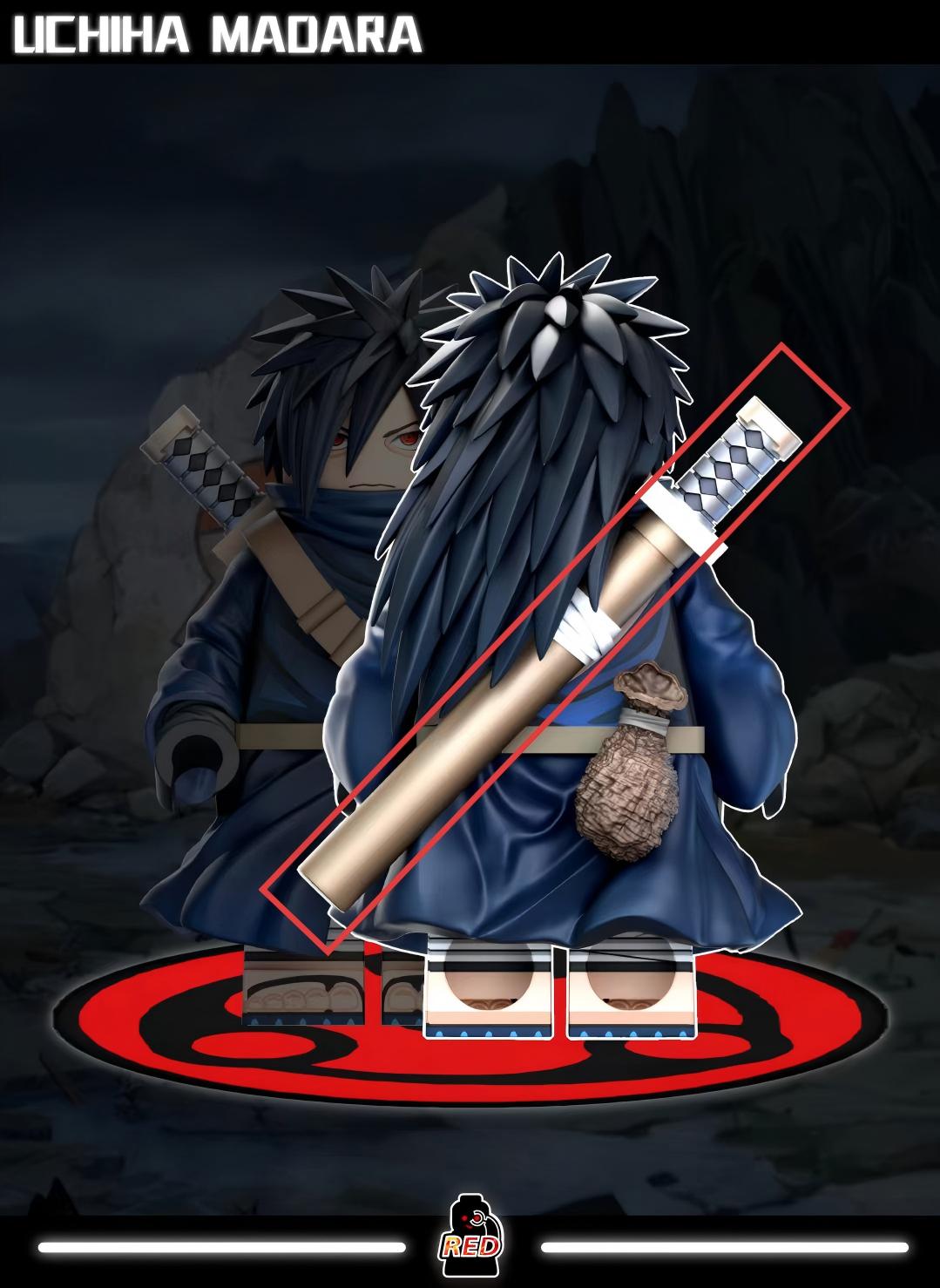 【Preorder】【Red】Uchiha Madara & Uchiha Izuna, Optional Accessory Pack 宇智波斑 & 宇智波泉奈，自選配件包 우치하 마다라 & 우치하 이즈나, 선택식 액세서리 팩【custom minifigures】