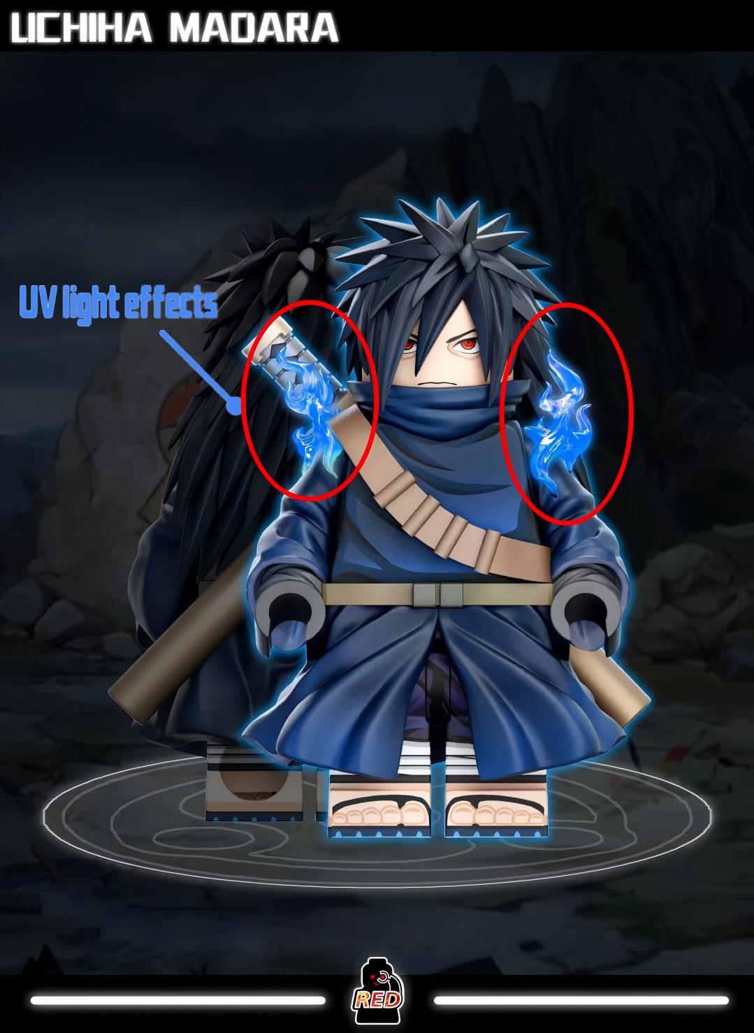 【Preorder】【Red】Uchiha Madara & Uchiha Izuna, Optional Accessory Pack 宇智波斑 & 宇智波泉奈，自選配件包 우치하 마다라 & 우치하 이즈나, 선택식 액세서리 팩【custom minifigures】