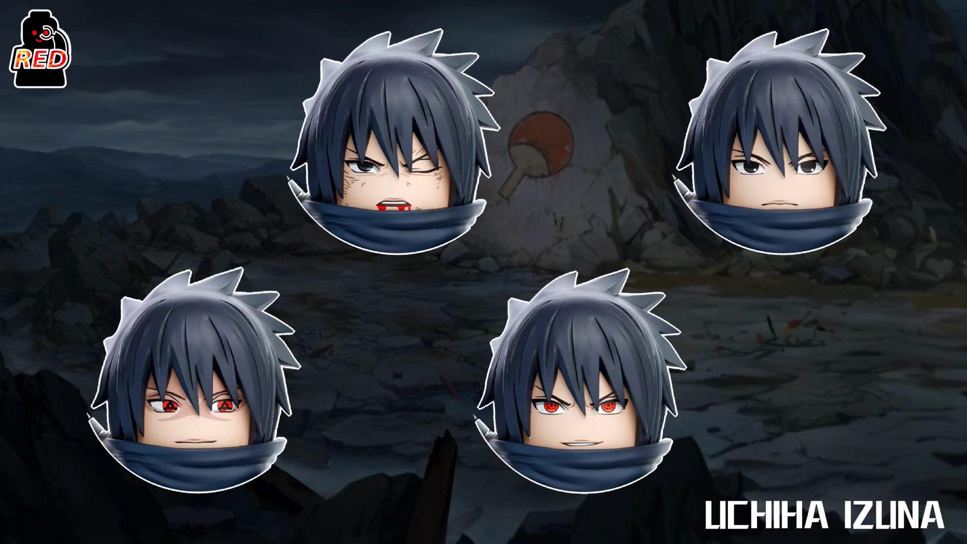 【Preorder】【Red】Uchiha Madara & Uchiha Izuna 宇智波斑 & 宇智波泉奈 우치하 마다라 & 우치하 이즈나【custom minifigures】