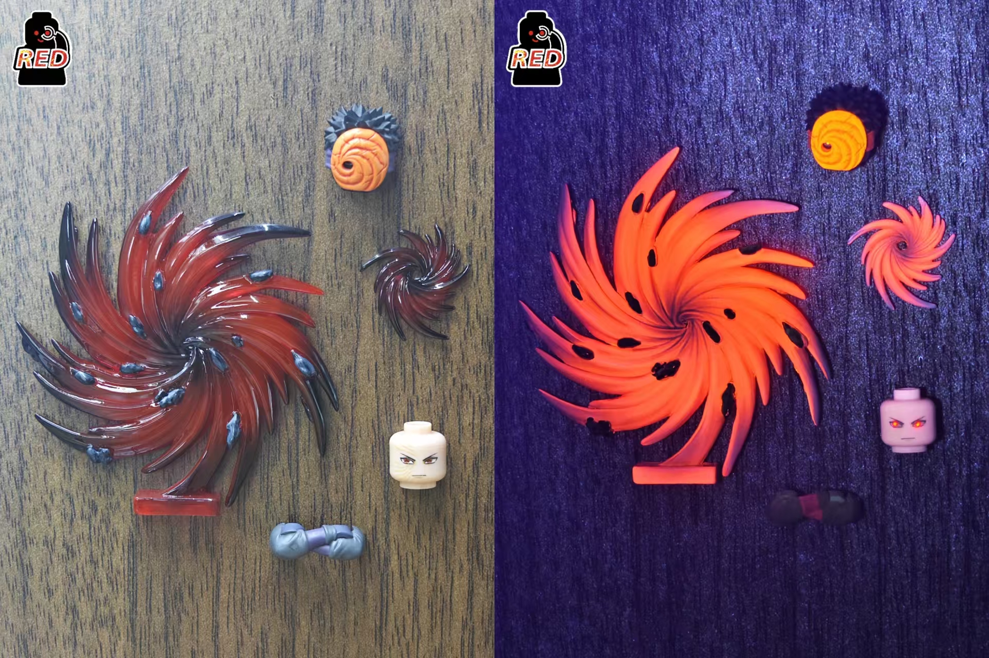 【Preorder】【Red】Obito (Akatsuki Founding) 曉創生帶土 아카츠키 창립 오비토【custom minifigures】