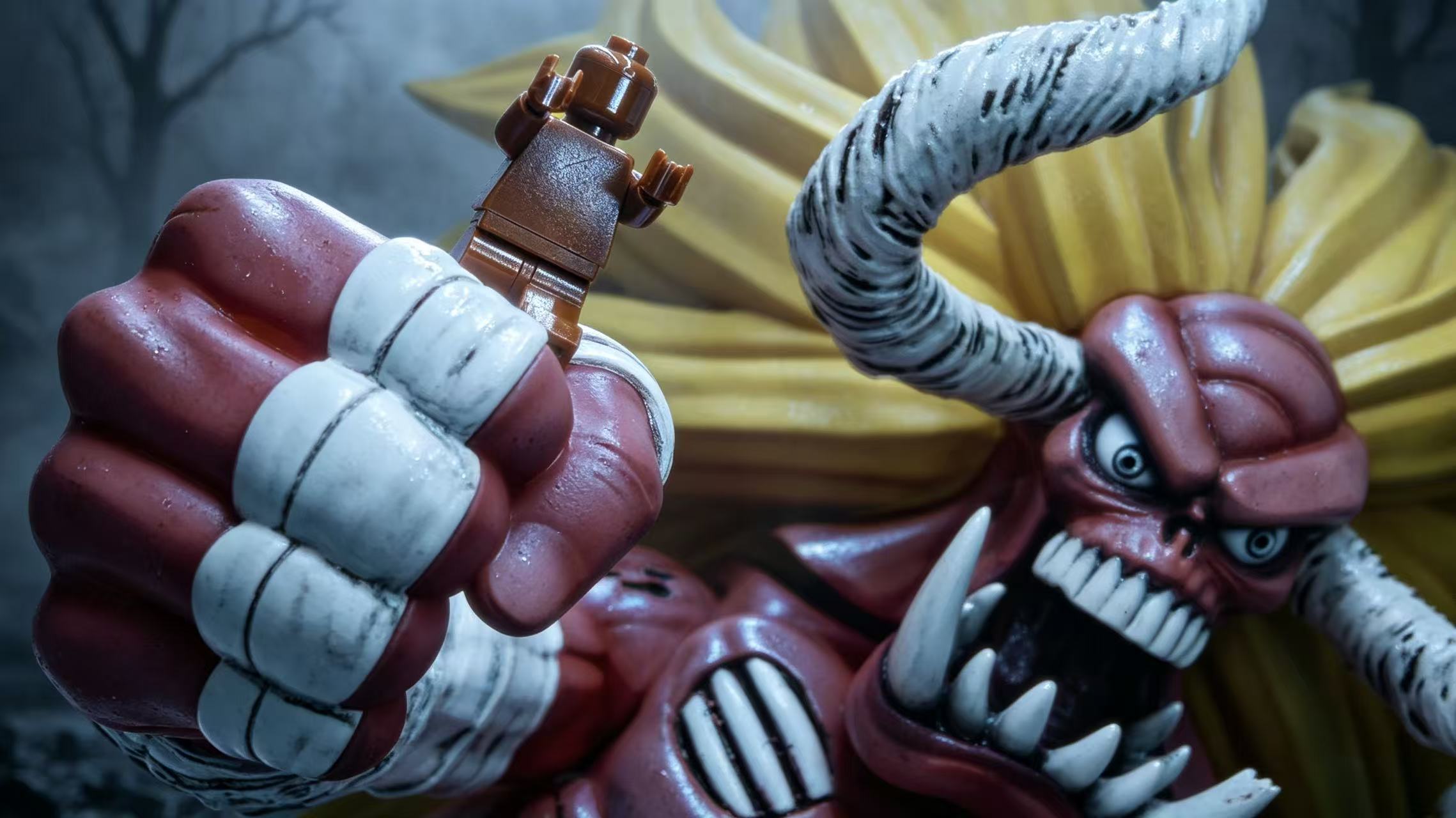 【THB-YYDSJ】Oz the Zombie Ogre (One Piece) 海賊王 殭屍魔人奧茲 원피스 좀비 마귀 오즈【custom minifigures】