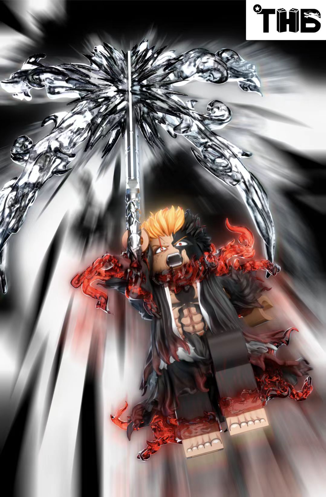 【THB-YYDSJ】Blood Chains Ichigo 血鎖一護 혈쇄 이치고【custom minifigures】