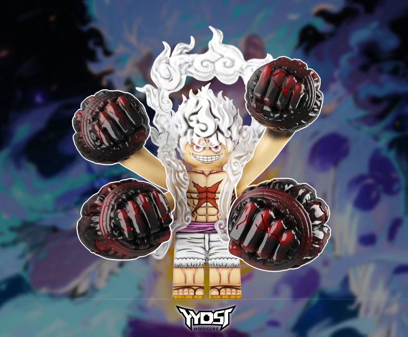 【Preorder】【THB-YYDSJ】Luffy - Nika (Complete Full Set) 尼卡魯夫 니카 루피【One Piece custom minifigures】