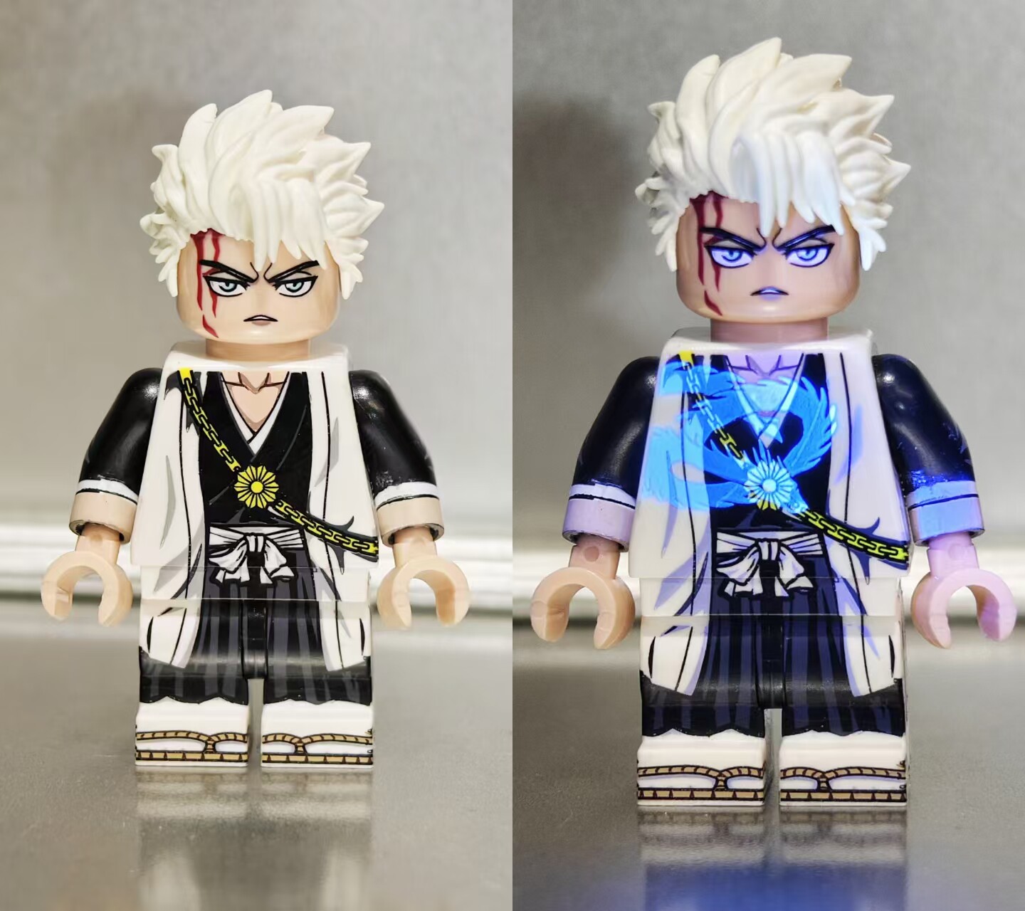 【THB-YYDSJ】Tōshirō Hitsugaya - Battle Damaged 日番谷冬獅郎 - 戰損 히츠가야 토시로 - 전투 피해【BLEACH custom minifigures】
