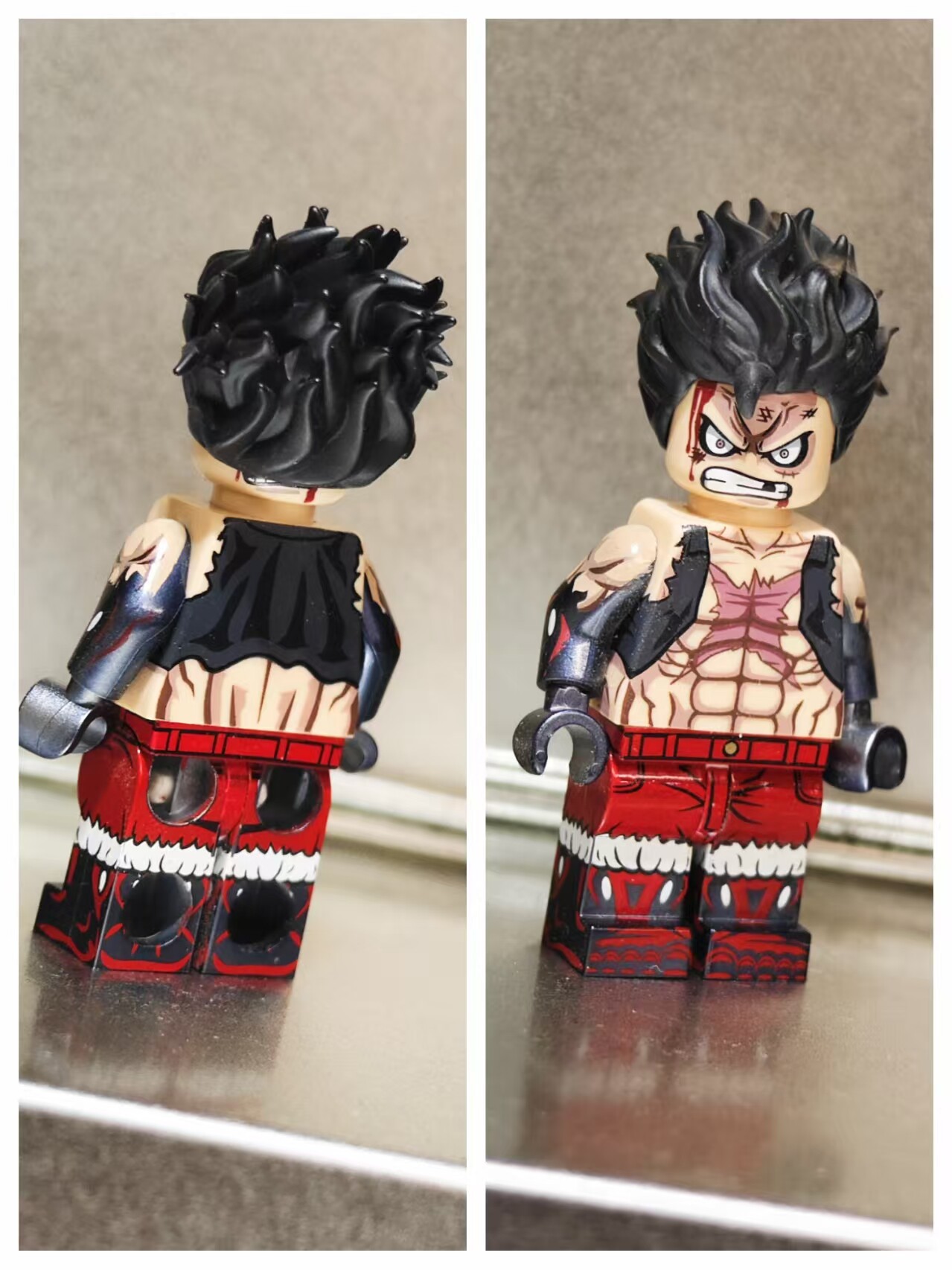 【THB-YYDSJ】Snake-Man Luffy 四檔蛇人魯夫 스네이크맨 루피 【One Piece custom minifigures】