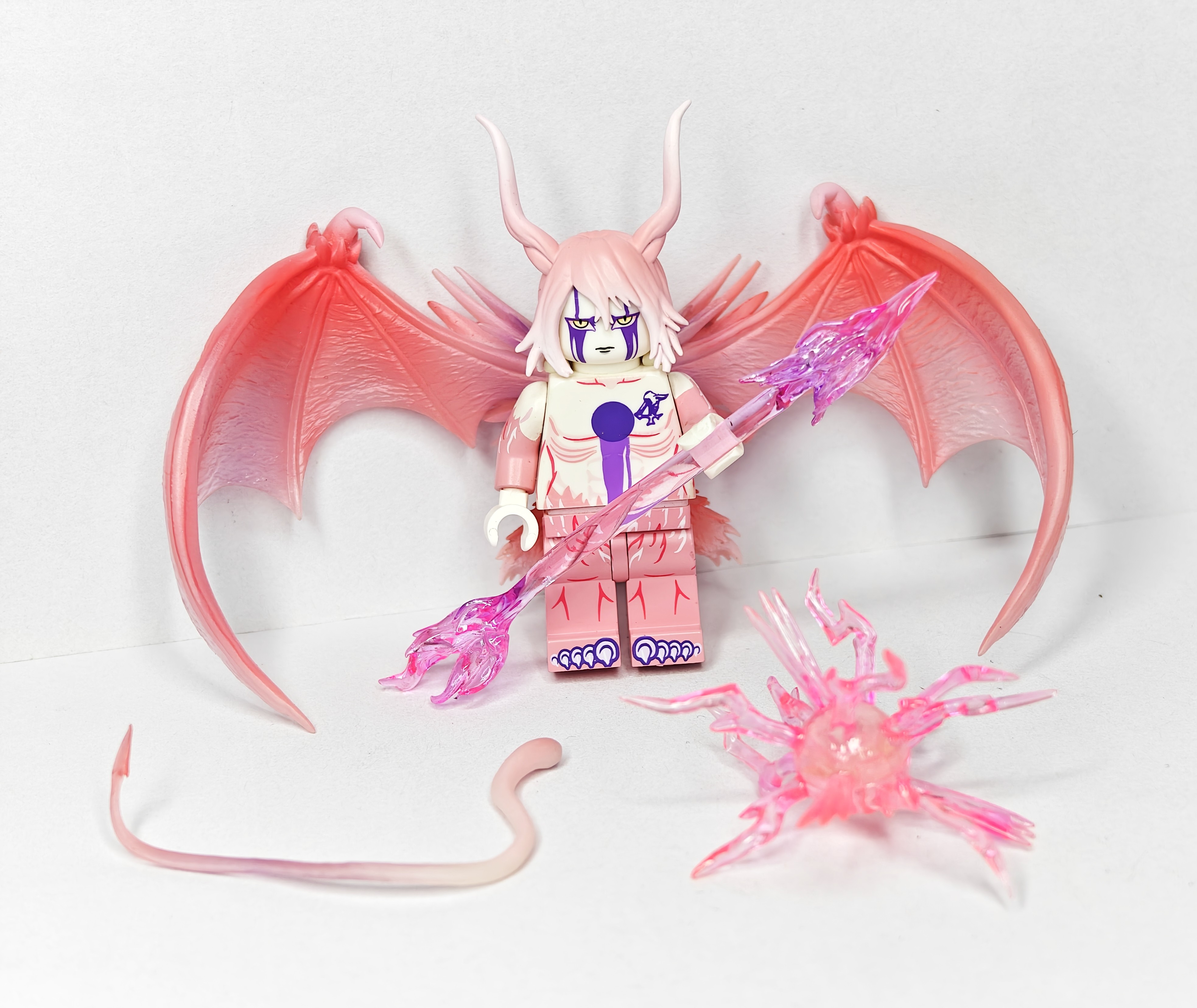 【THB-YYDSJ】Ulquiorra - Pink 烏爾奇奧拉 - 粉色 울키오라 - 핑크【BLEACH custom minifigures】