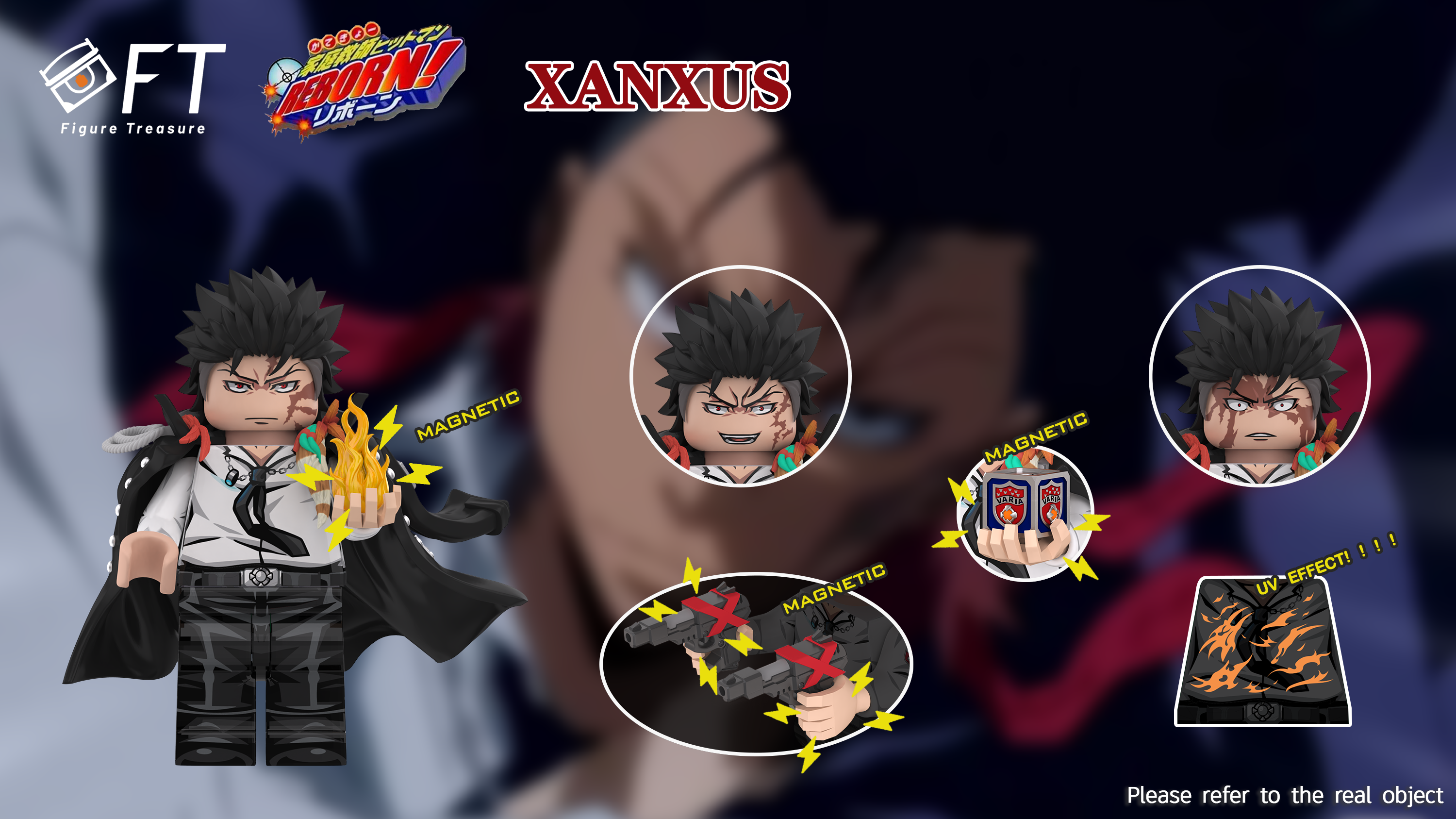 【Preorder】【Figure Treasure】Varia Family Xanxus 瓦利亞家族 薩克斯 바리아 가족 잔서스【custom minifigures】