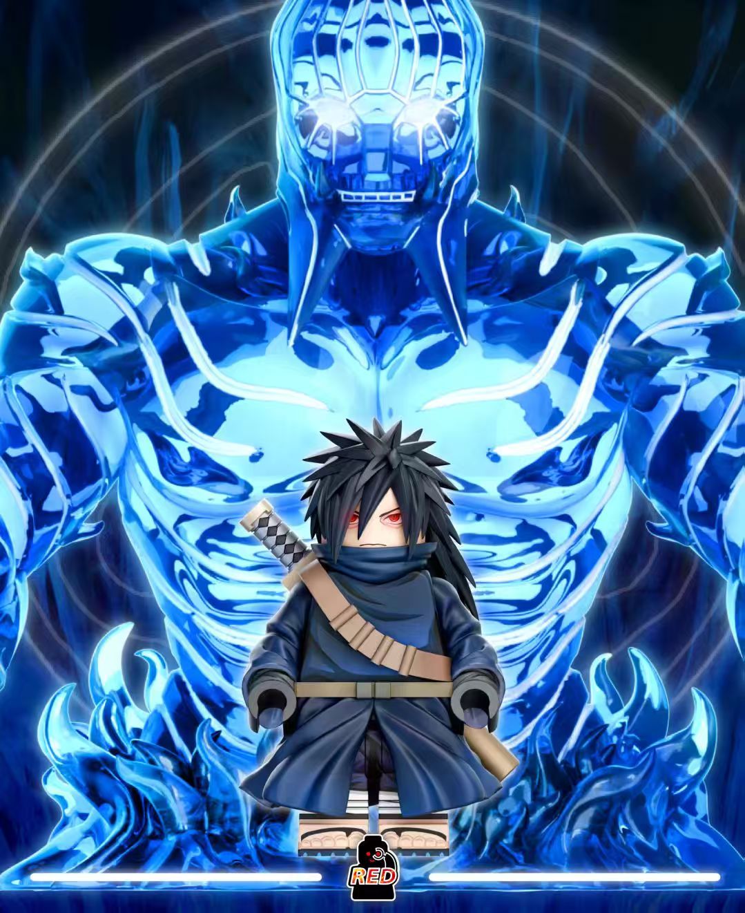 【Preorder】【Red】Uchiha Madara & Uchiha Izuna 宇智波斑 & 宇智波泉奈 우치하 마다라 & 우치하 이즈나【custom minifigures】
