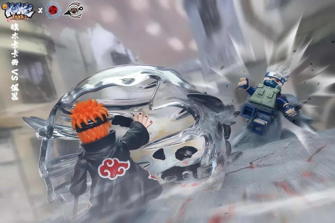 【HOWE】Kakashi: Mission Robe + Battle Form 卡卡西：任務袍 + 戰鬥狀態 카카시: 미션 로브 + 전투 형태【naruto custom minifigures】