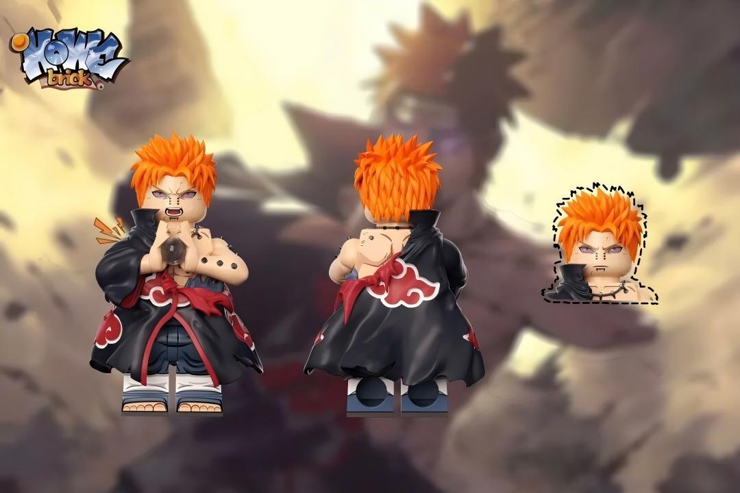 【HOWE】 Six Paths Deva Path - Pain V1 Complete Set 六道天道 --- 佩恩 육도천도---페인【naruto custom minifigures】