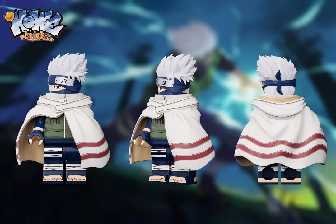 【HOWE】Kakashi: Mission Robe + Battle Form 卡卡西：任務袍 + 戰鬥狀態 카카시: 미션 로브 + 전투 형태【naruto custom minifigures】