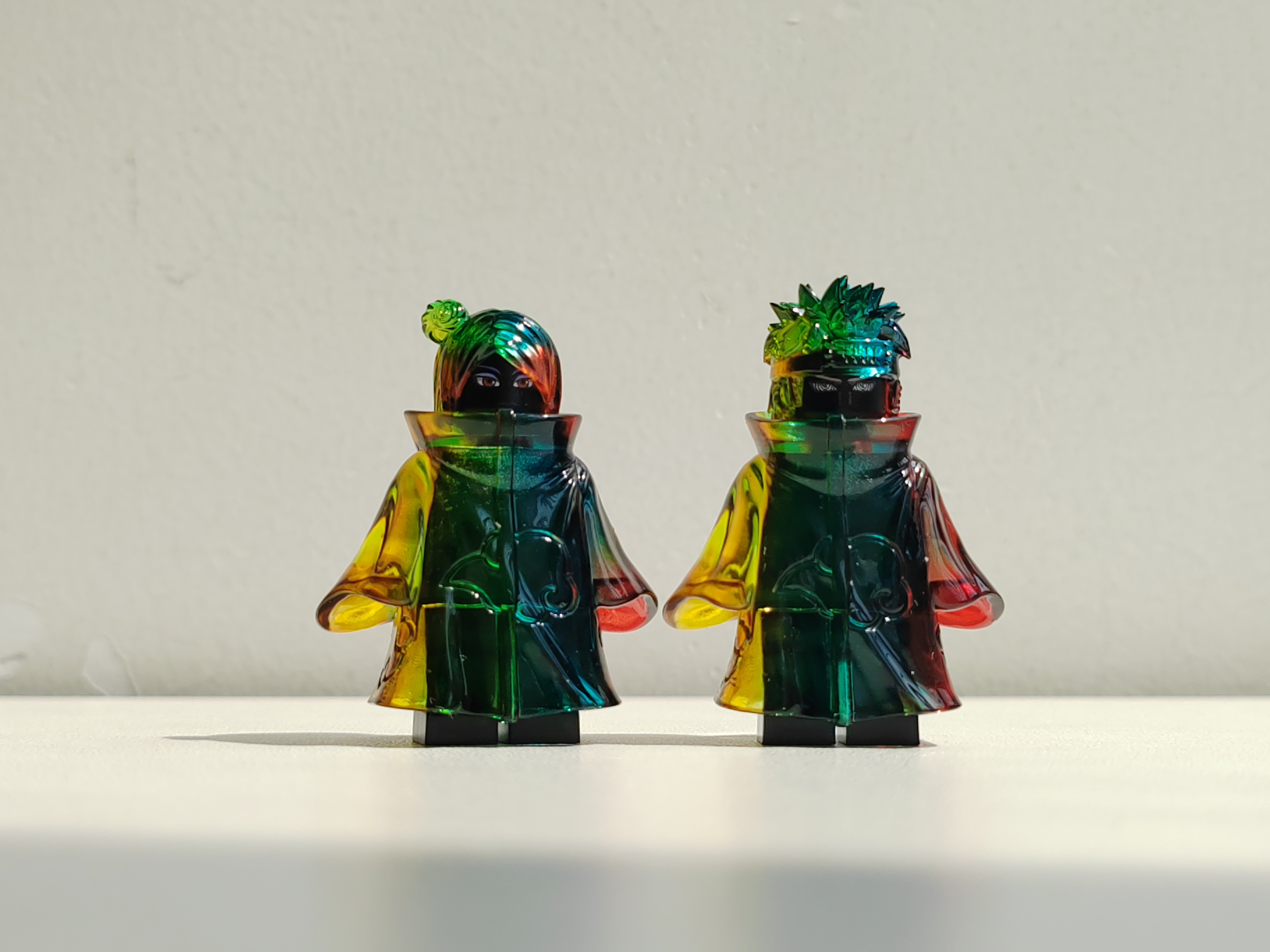 【Minifigs.Factory】Akatsuki (11 Members)【Colorful Transparent Version】 曉組織（11 人）【彩色透明版】 아카츠키 (11명)【다채로운 투명 버전】 【custom minifigures】