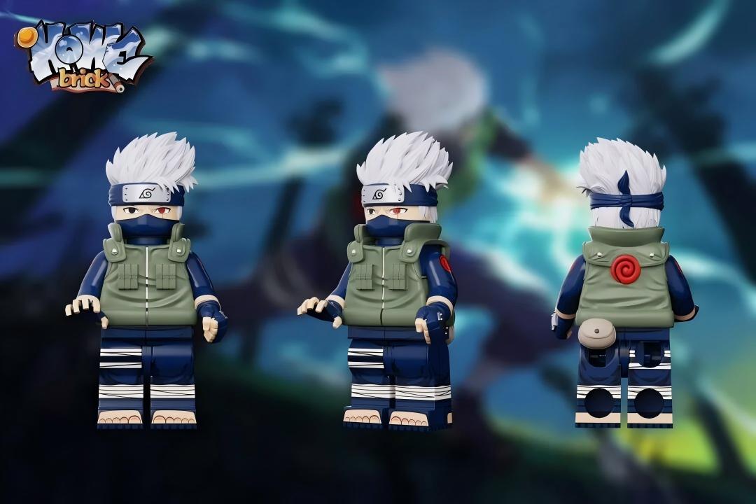 【HOWE】Kakashi: Mission Robe + Battle Form 卡卡西：任務袍 + 戰鬥狀態 카카시: 미션 로브 + 전투 형태【naruto custom minifigures】