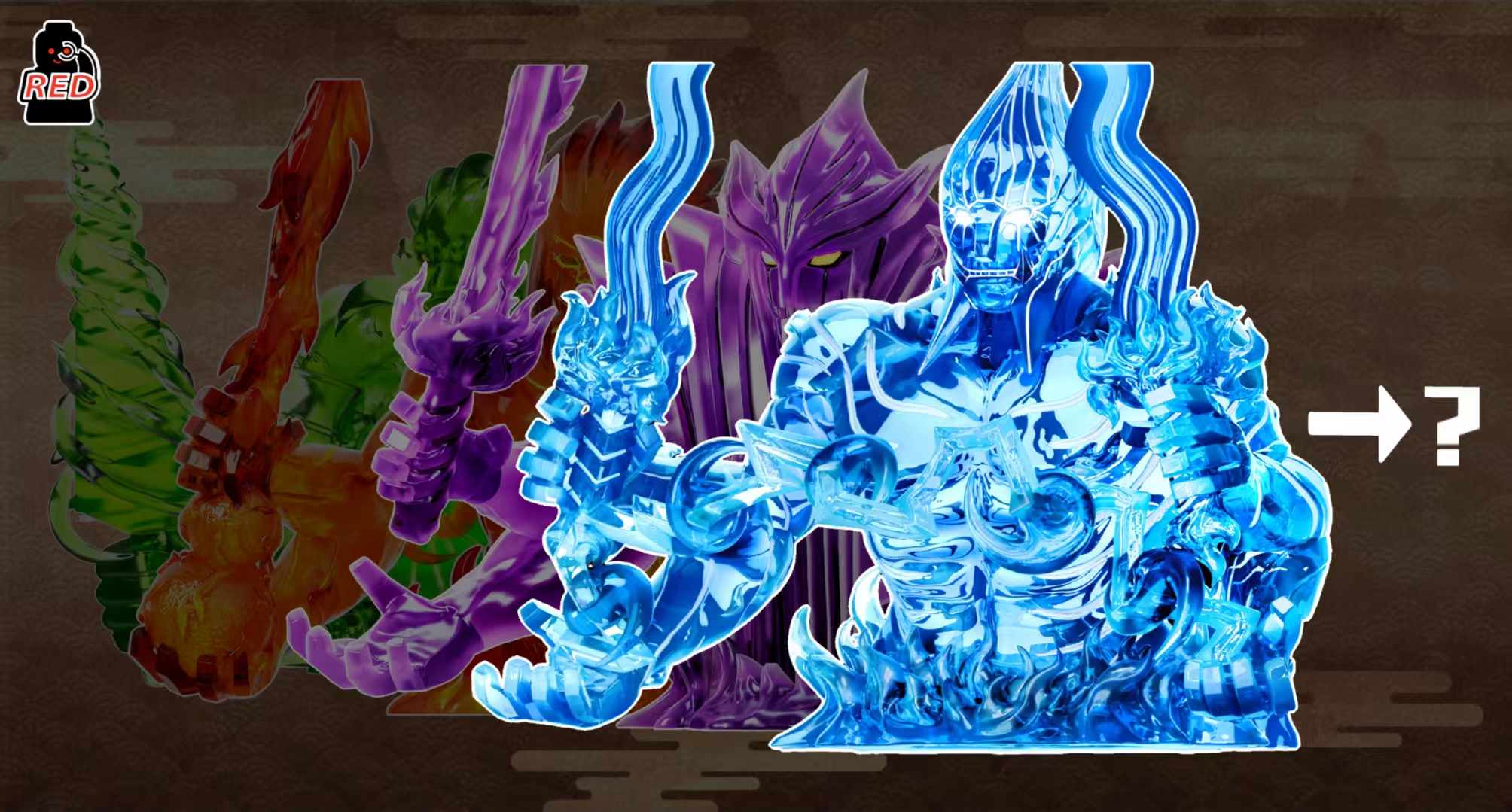 【Preorder】【Red】Madara Uchiha - Susanoo - Second Stage 宇智波斑 - 須佐能乎 - 第二階段 우치하 마다라 - 스사노오 - 제2단계 【NARUTO custom minifigures】