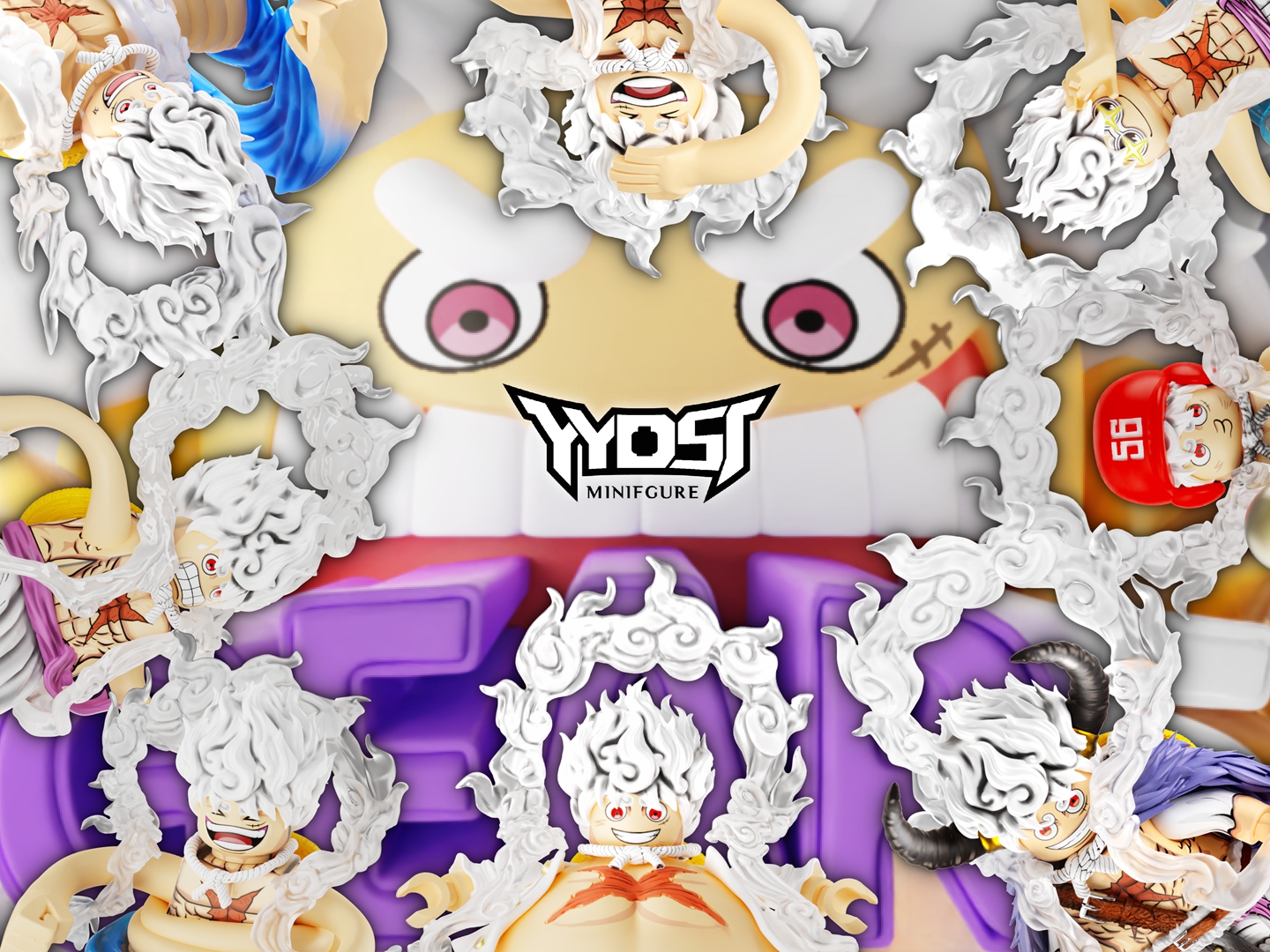 【Preorder】【THB-YYDSJ】Luffy - Nika (Complete Full Set) 尼卡魯夫 니카 루피【One Piece custom minifigures】