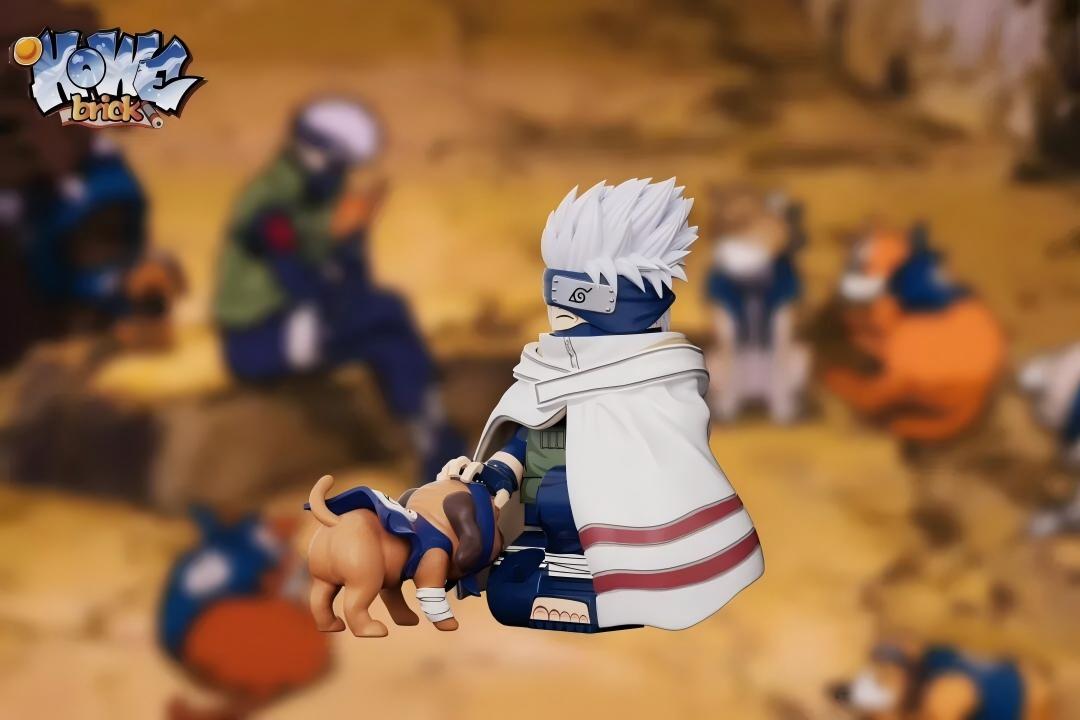 【HOWE】Kakashi: Mission Robe + Battle Form 卡卡西：任務袍 + 戰鬥狀態 카카시: 미션 로브 + 전투 형태【naruto custom minifigures】