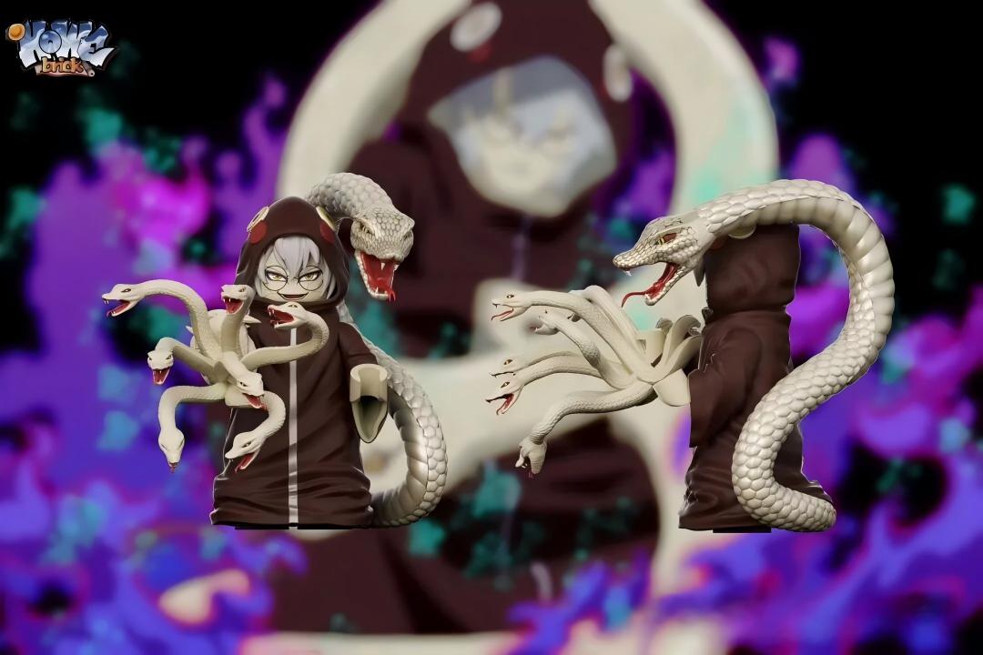 【HOWE】Naruto: Kabuto Yakushi Sage Mode/Hooded Version [Complete Set] 兜 가부토【naruto custom minifigures】