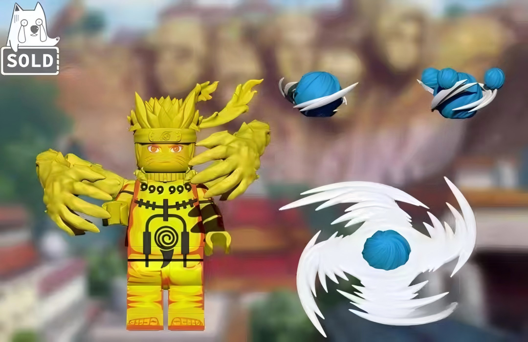 【Sold】Golden Naruto 鳴人 나루토【naruto custom minifigures】
