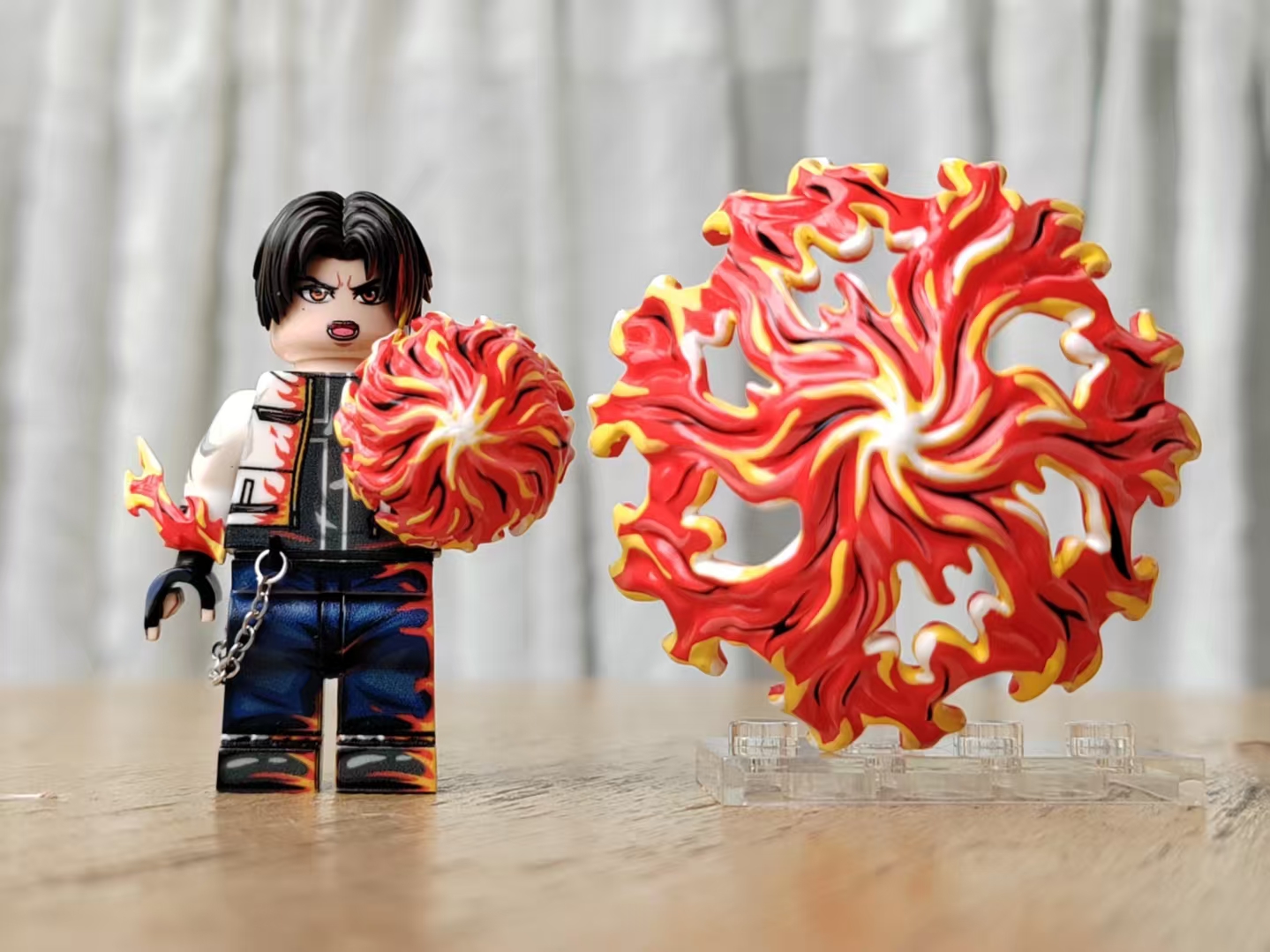 【ACE-Rainbow】Kyo Kusanagi 99 Special Edition （ACGN）草薙京 쿄 쿠사나기 【KOF Custom Minifigures】