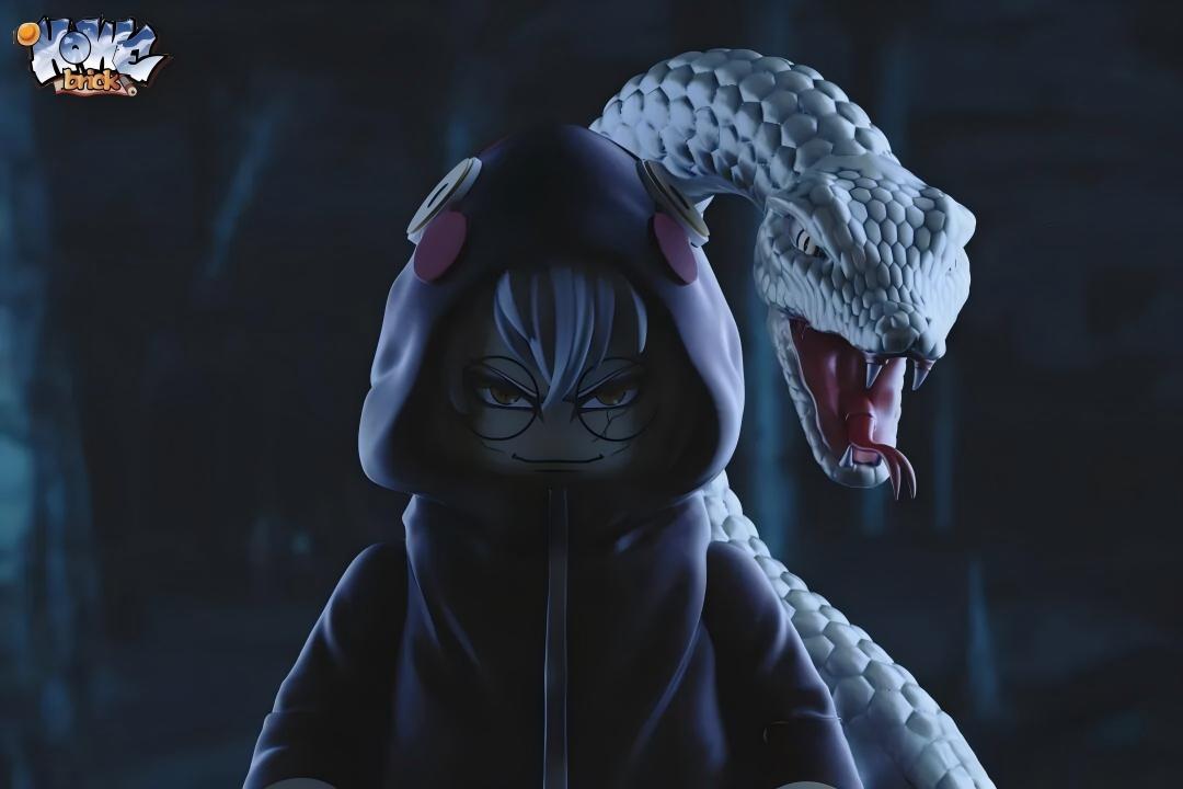 【HOWE】Naruto: Kabuto Yakushi Sage Mode/Hooded Version [Complete Set] 兜 가부토【naruto custom minifigures】