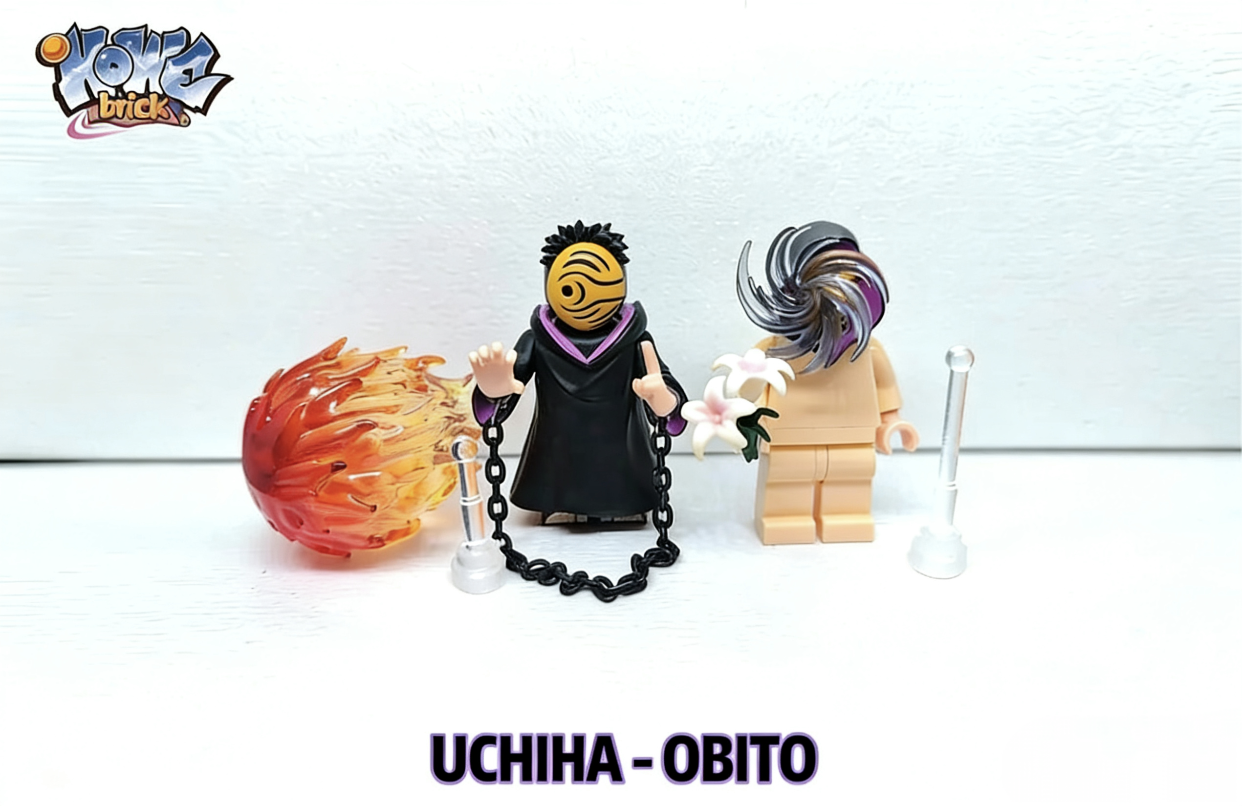 【HOWE】Obito (Tiger Mask) 虎皮带土 타이거 마스크 오비토【naruto custom minifigures】