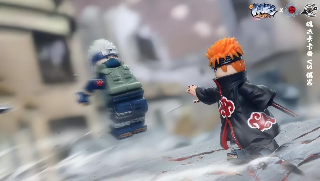 【HOWE】Kakashi: Mission Robe + Battle Form 卡卡西：任務袍 + 戰鬥狀態 카카시: 미션 로브 + 전투 형태【naruto custom minifigures】