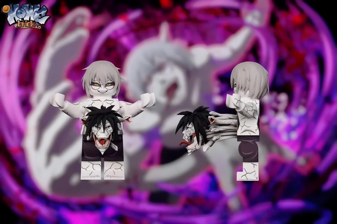 【HOWE】Naruto: Kabuto Yakushi Sage Mode/Hooded Version [Complete Set] 兜 가부토【naruto custom minifigures】