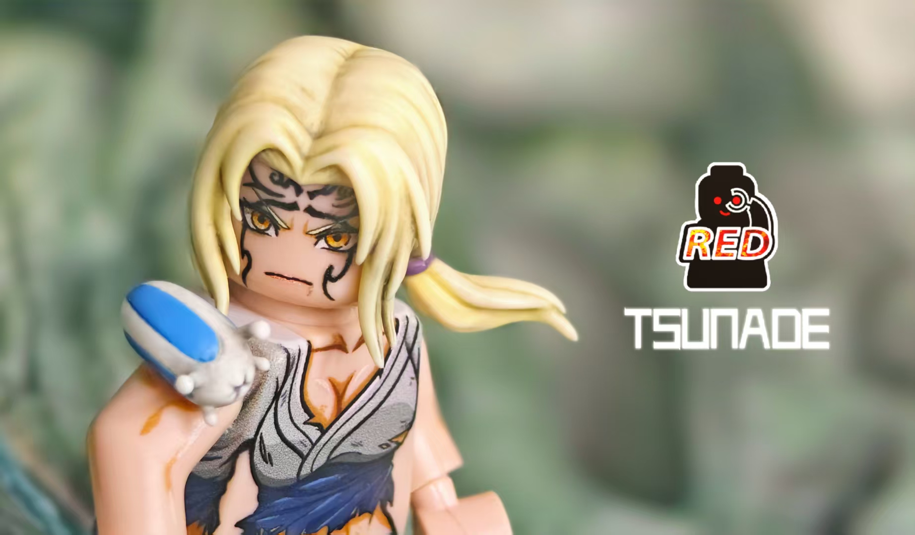 【Red】Tsunade [Fourth Great Ninja War - Damaged Version] 綱手【忍界大戰 - 戰損】 츠나데 [제4차 닌계대전 - 파손 버전]【naruto custom minifigures】