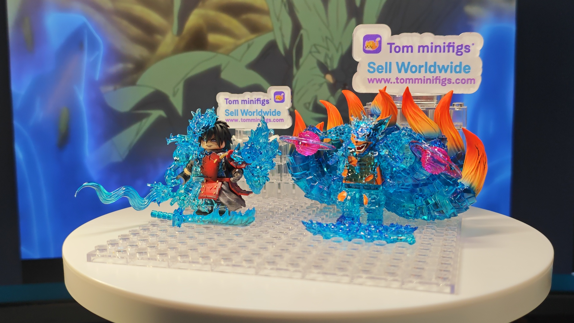 【HOWE】Kurama Armored by Susanoo 威裝九尾・須佐能乎 	위장구미·수사노오【naruto custom minifigures】