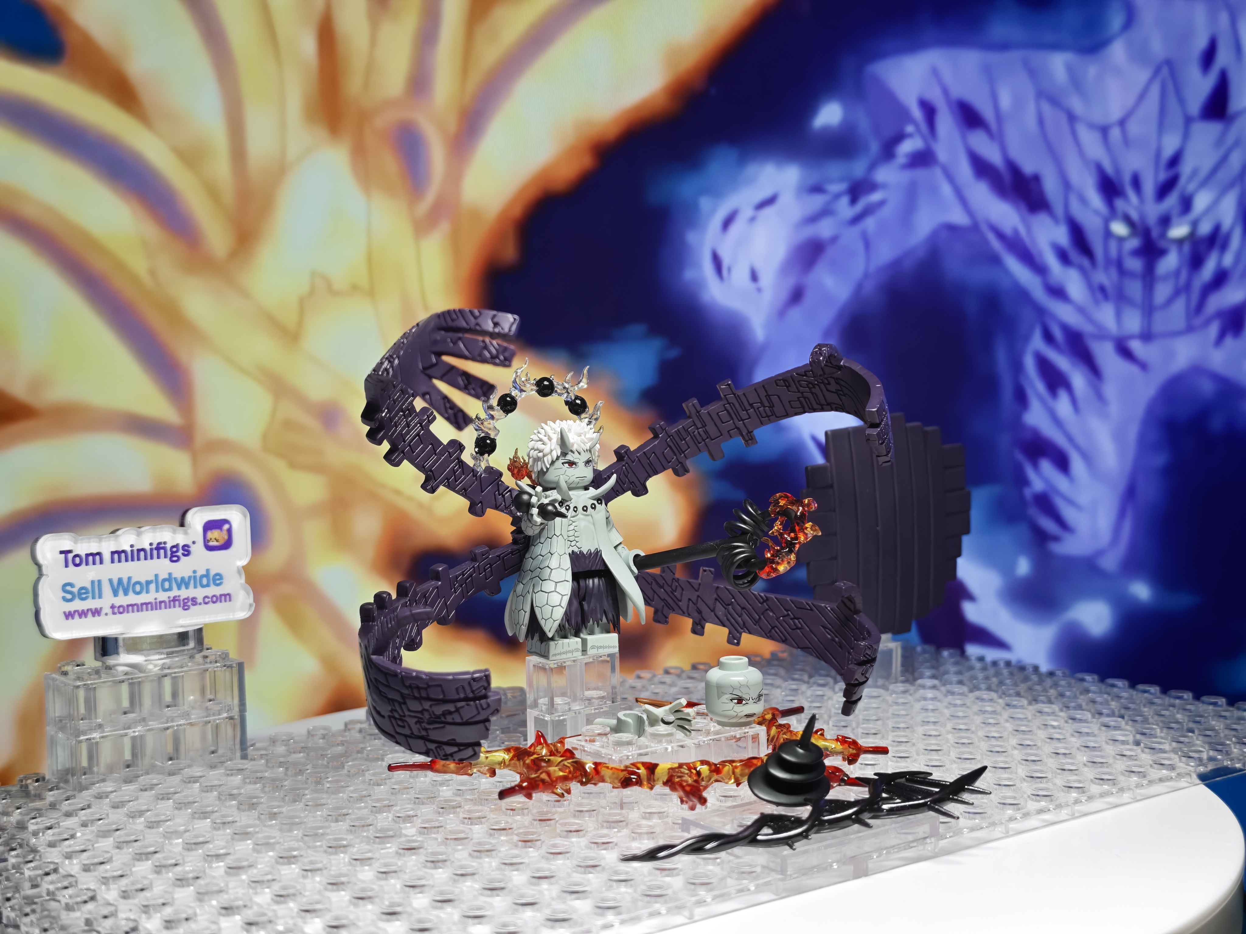 【HOWE】Rikudou Obito [Sage of the Six Paths] 六道带土 육도 모리야 대토 【naruto custom minifigures】