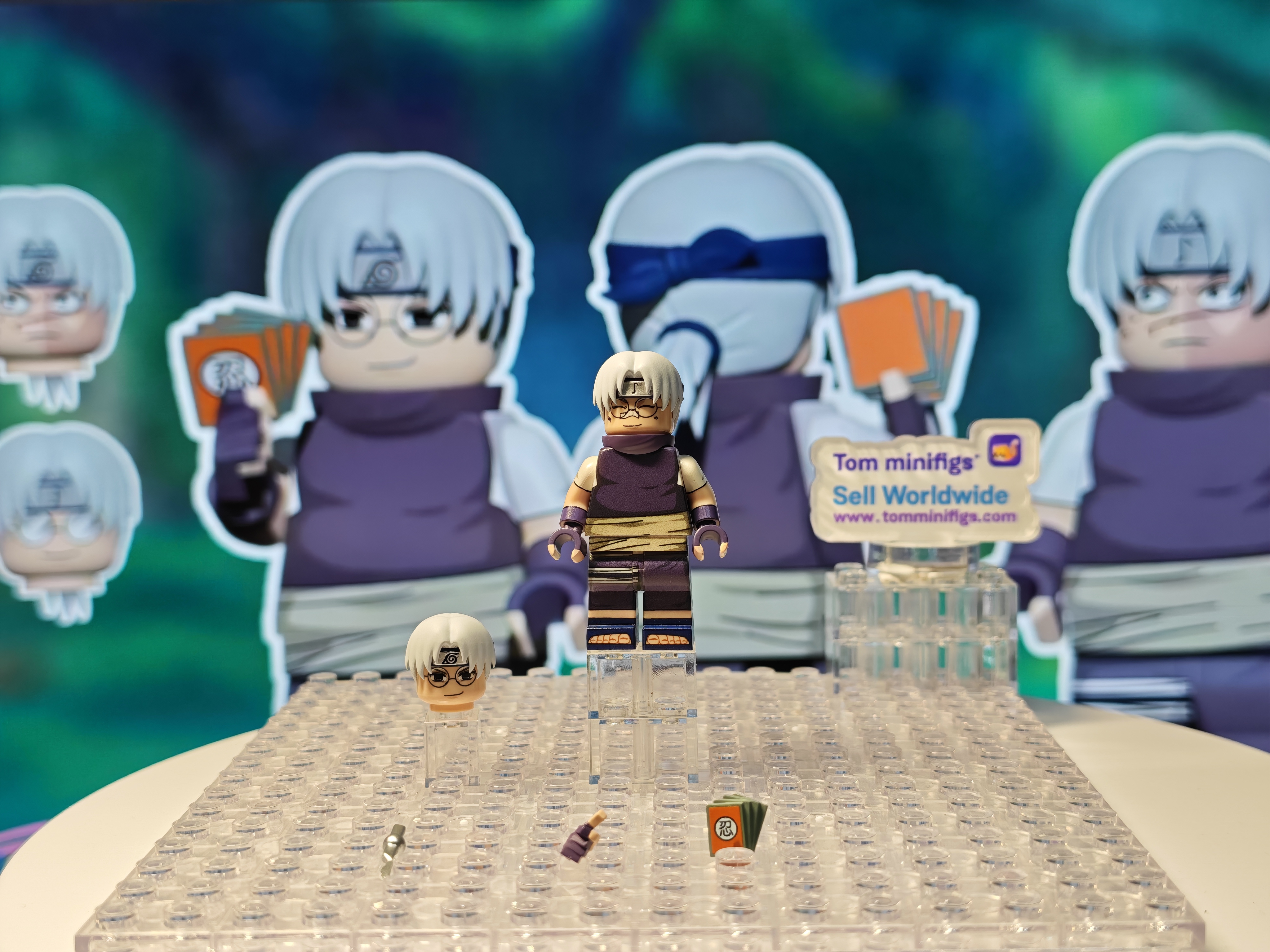 【naruto custom minifigures】【Preorder】【Sold】Kabuto Yakushi - Chūnin Exam 兜 가부토