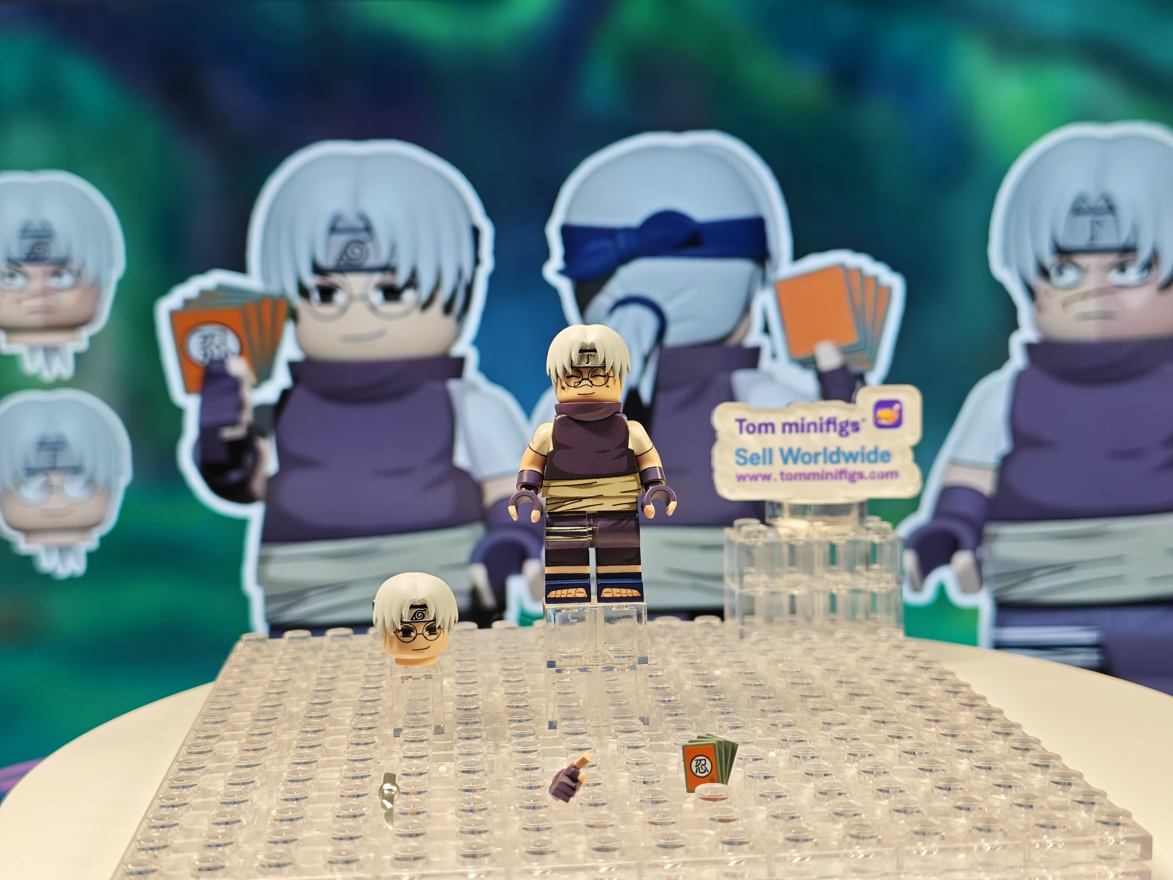 【naruto custom minifigures】【Preorder】【Sold】Kabuto Yakushi - Chūnin Exam 兜 가부토