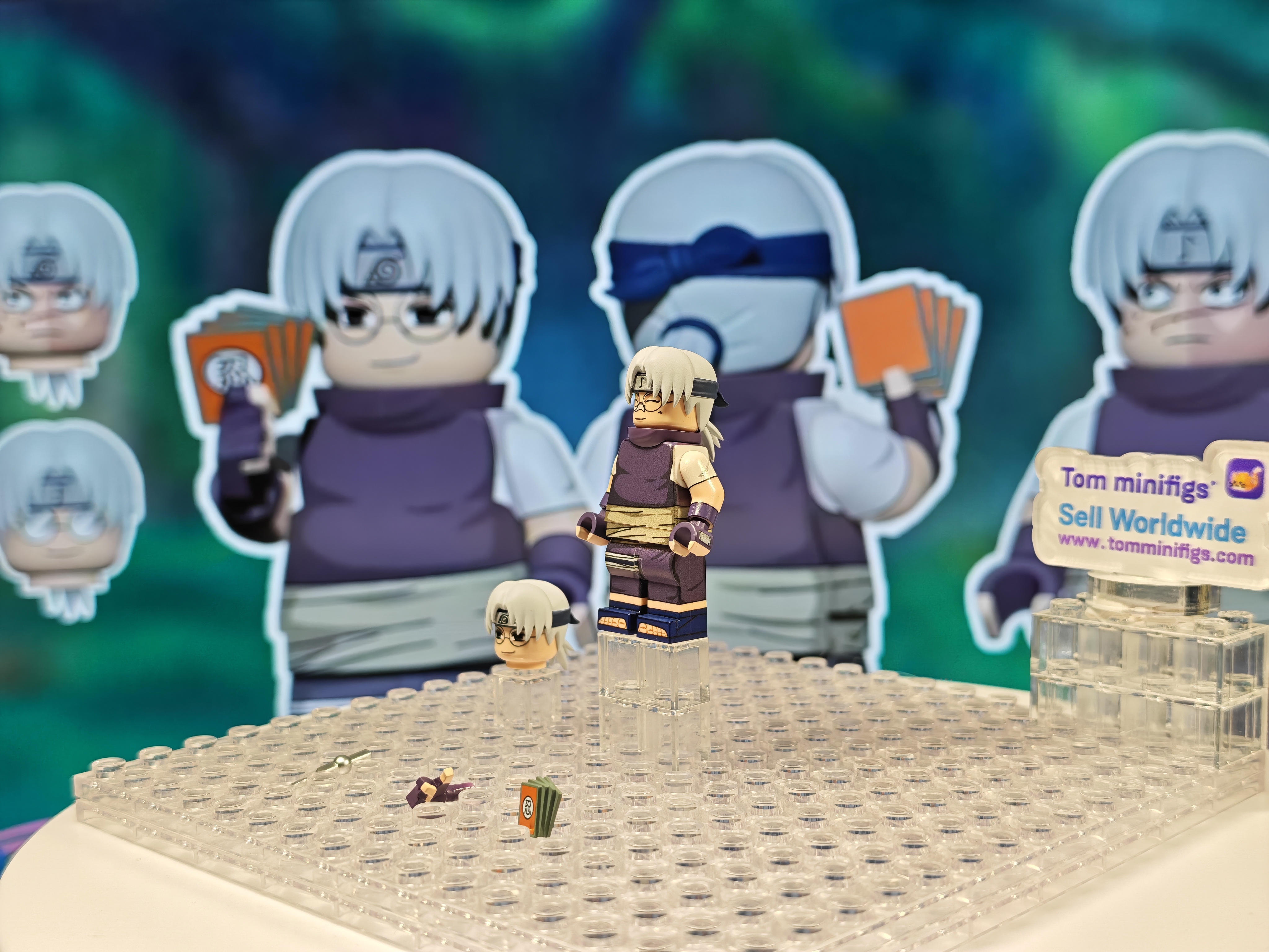 【naruto custom minifigures】【Preorder】【Sold】Kabuto Yakushi - Chūnin Exam 兜 가부토