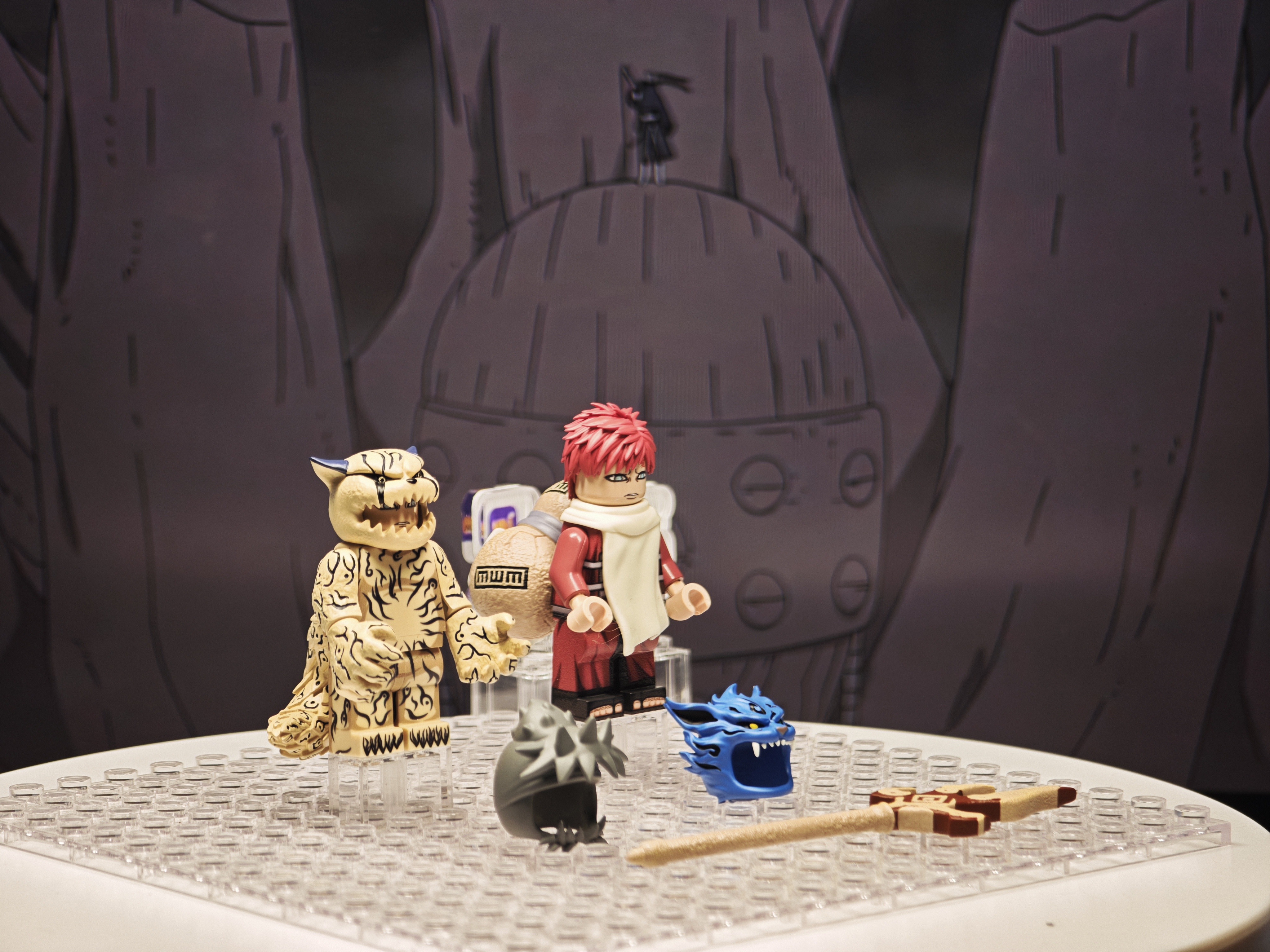 【FEELINGS】One-Tail + Jinchuriki (Gaara) 一尾 + 人柱力（我愛羅） 일미수 + 인주리키 (가라)【Naruto Custom Minifigures】