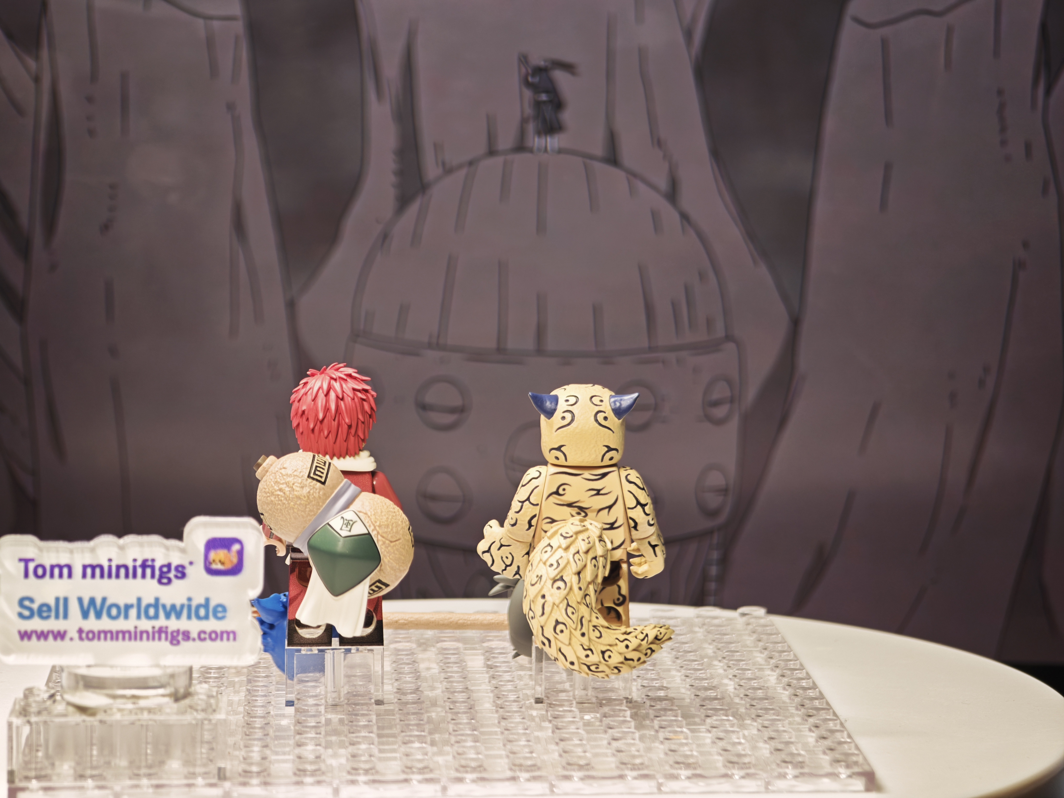 【FEELINGS】One-Tail + Jinchuriki (Gaara) 一尾 + 人柱力（我愛羅） 일미수 + 인주리키 (가라)【Naruto Custom Minifigures】