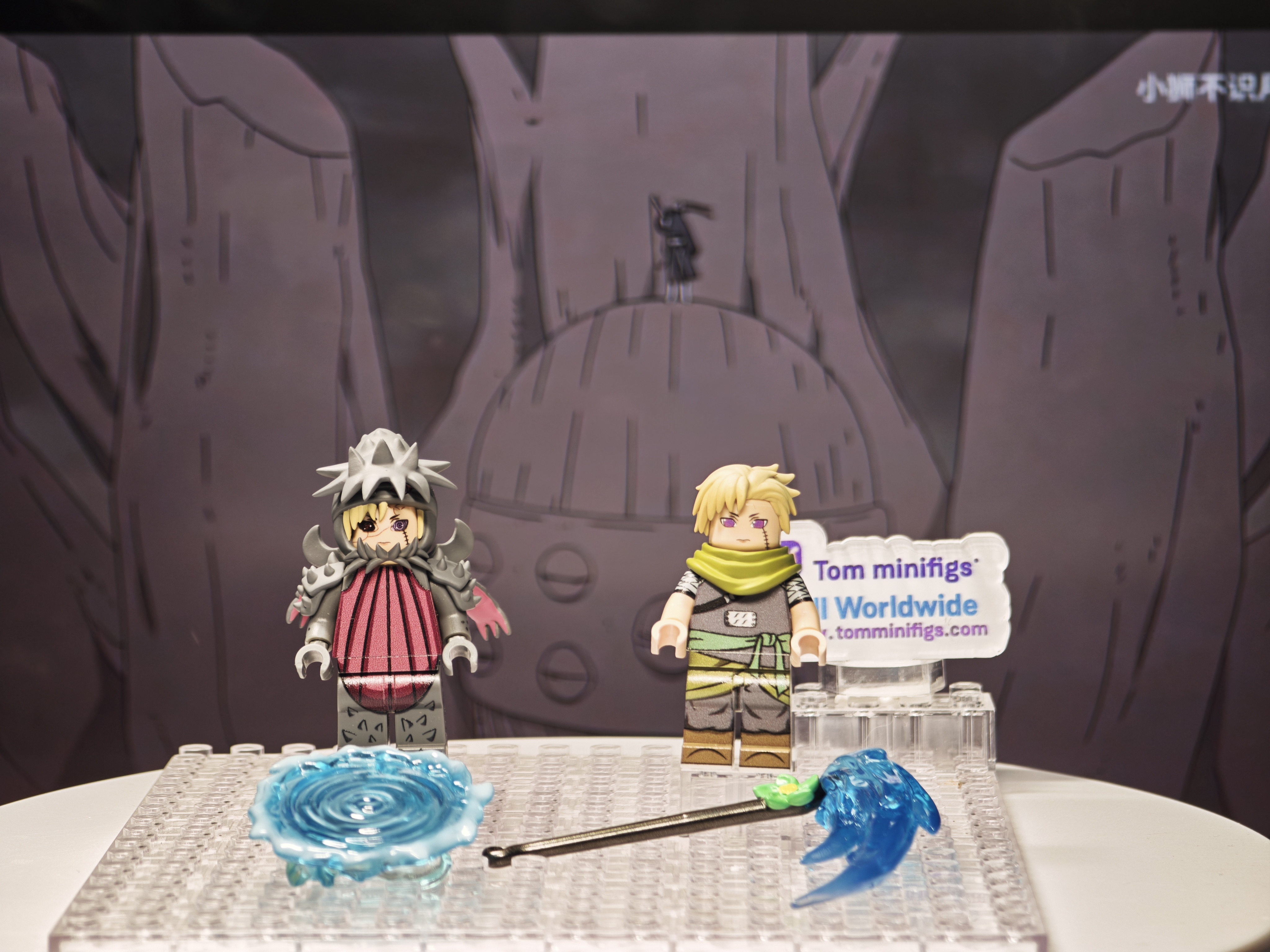 【Feelings】Three-Tails Double Figure Set 三尾矶抚 이소부【custom naruto minifigures】